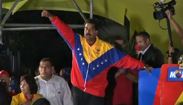 מזמין. נשיא ונצואלה, ניקולס מדורו