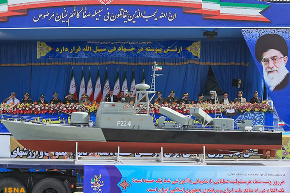 במצעד הצבאי הוצגו הפיתוחים הצבאיים של איראן