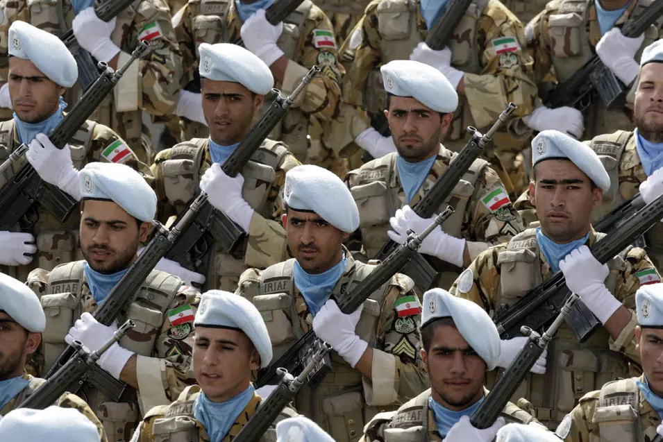 מצעד צבאי של משמרות המהפכה באיראן
