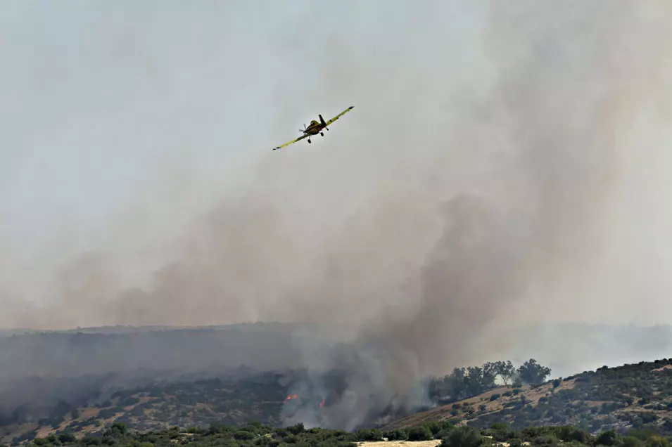 השריפה באזור בית גוברין