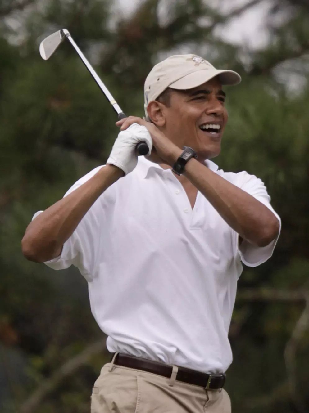 אובמה משחק גולף