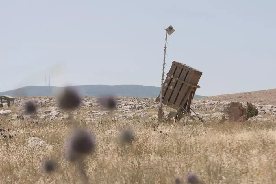 כיפת ברזל סמוך לצפת, הבוקר