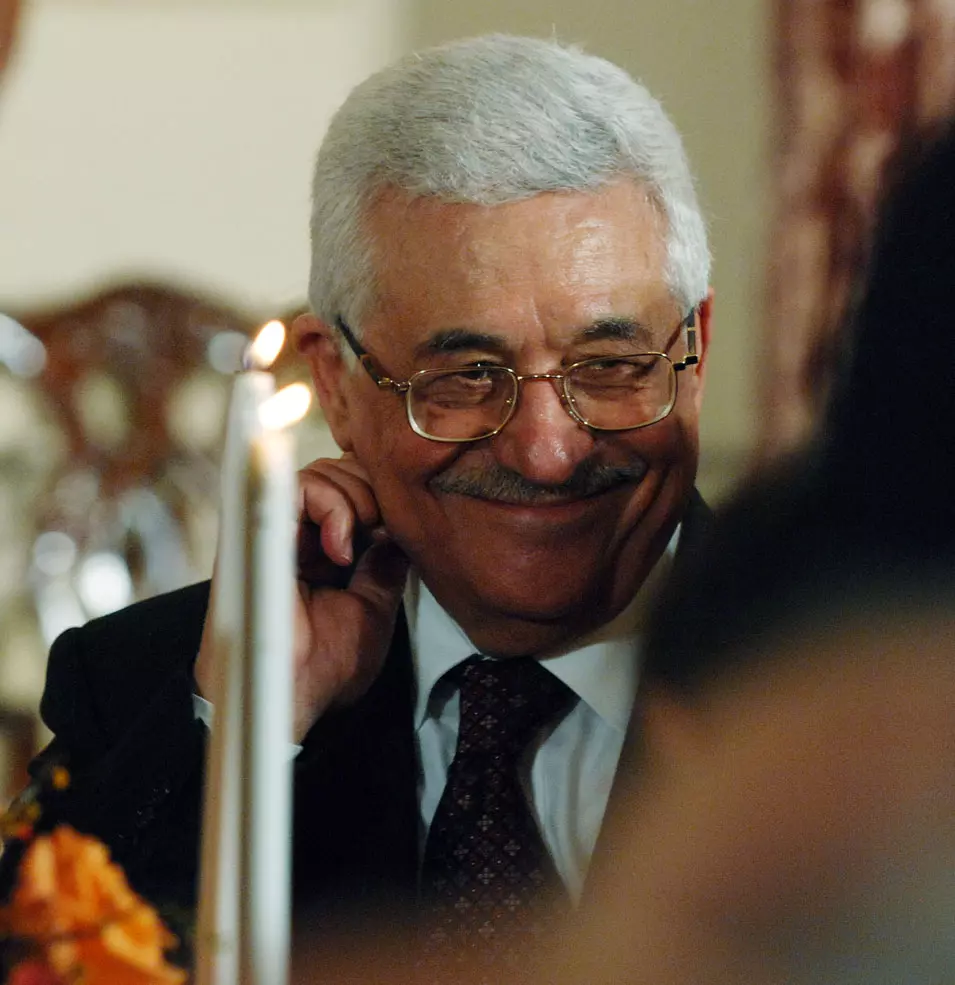 אבו מאזן בארוחת ערב במשרד החוץ האמריקאי, נובמבר 2007