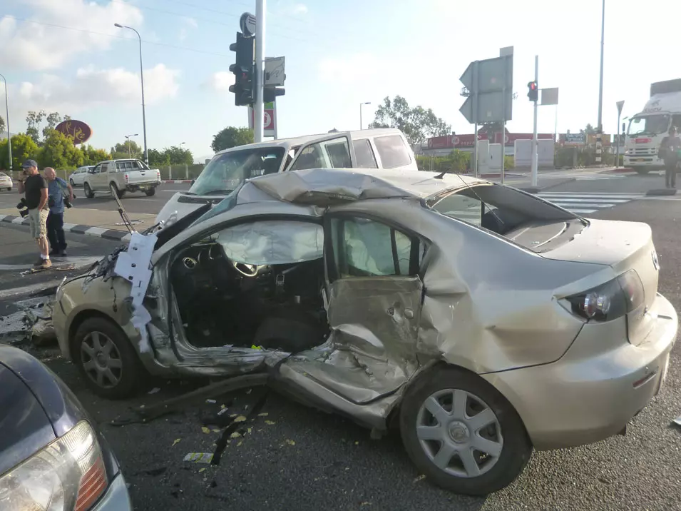 תאונת דרכים בצומת גומא בכביש 90