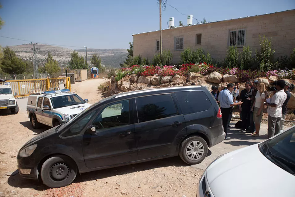 רכב ביישוב באזור בנימין, בו נשכחה פעוטה ומתה בקיץ האחרון