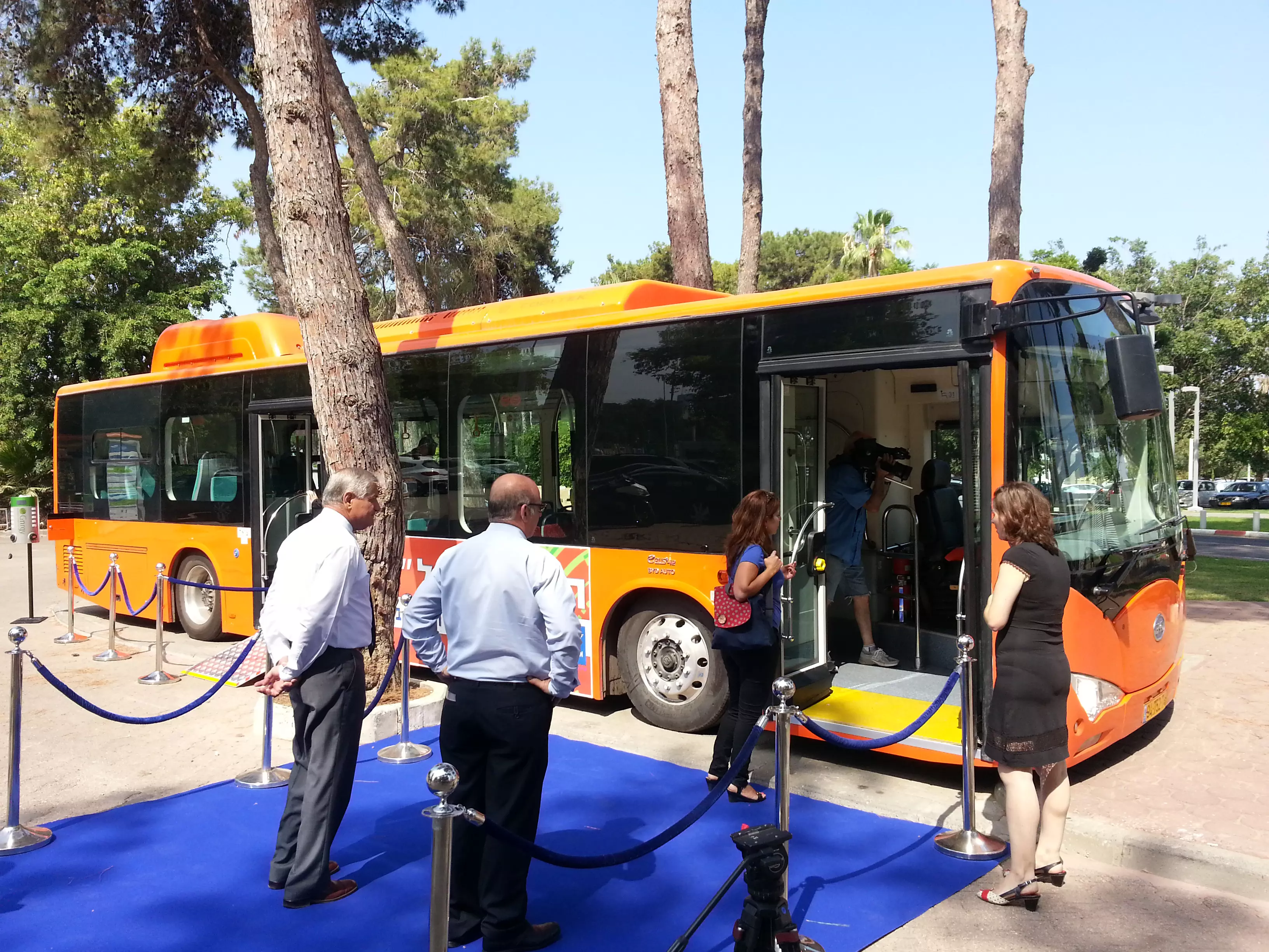 אוטובוס חשמלי של דן בישראל