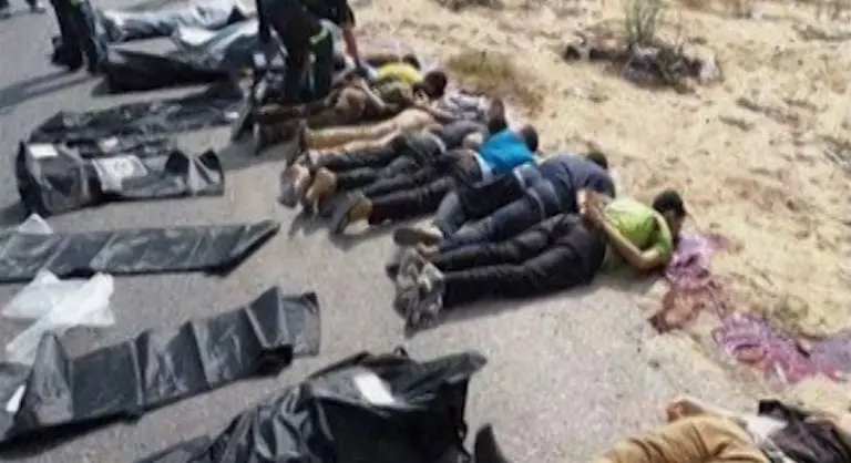 השוטרים המצריים שנרצחו, יום שני בשבוע שעבר