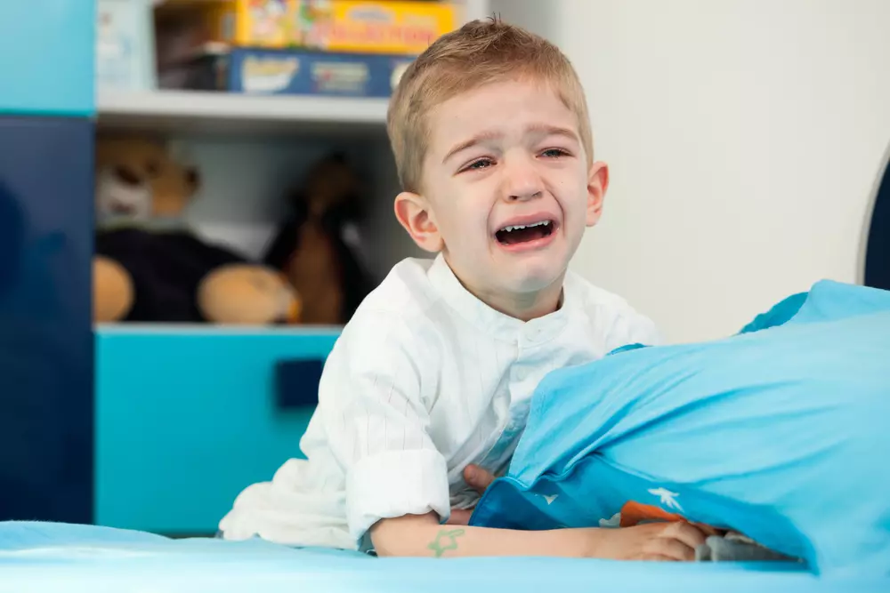 האם הילד בוכה ועצוב רק בפרידה או גם כשבאים לקחת אותו?