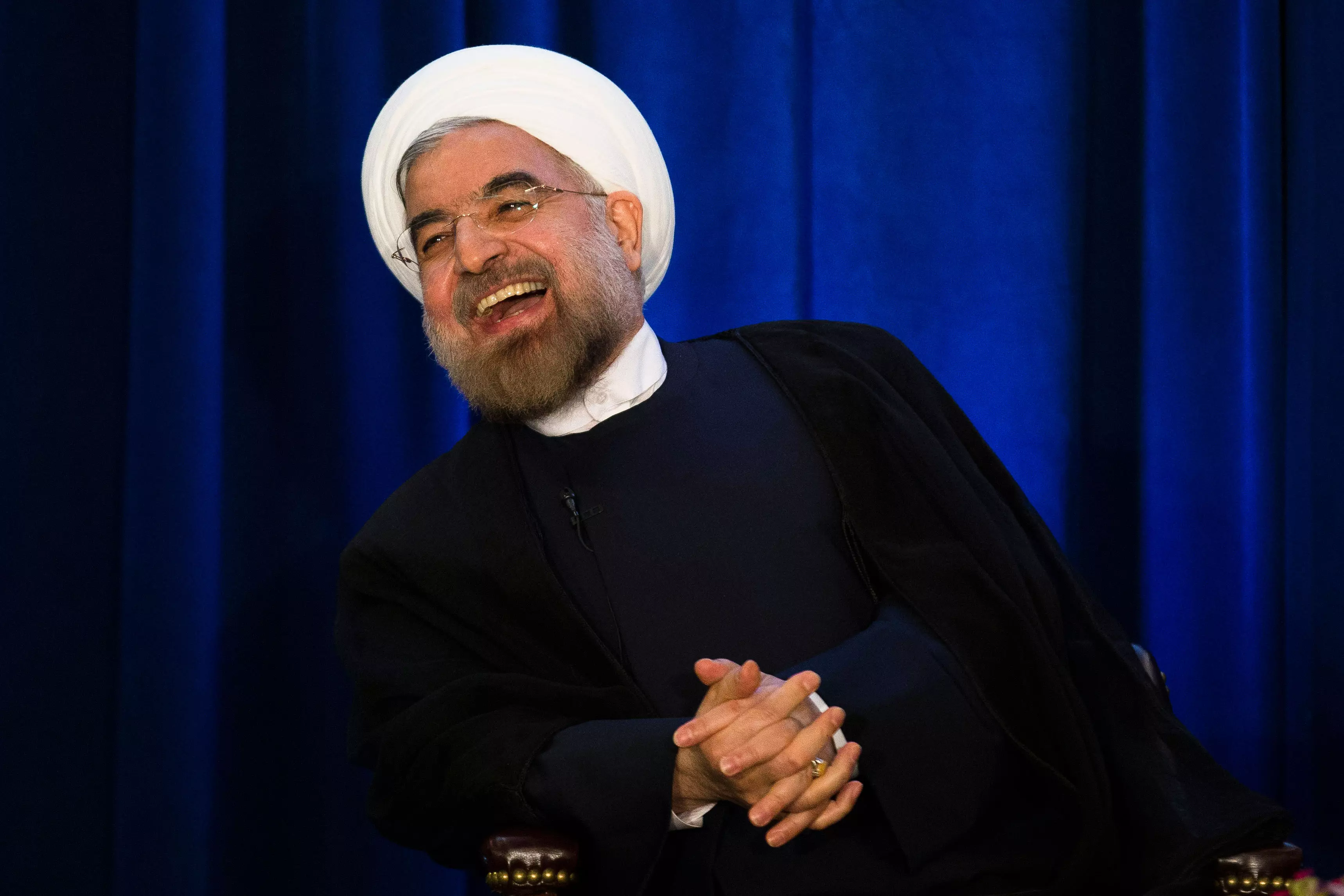 נשיא איראן רוחאני בשולי עצרת האו"ם