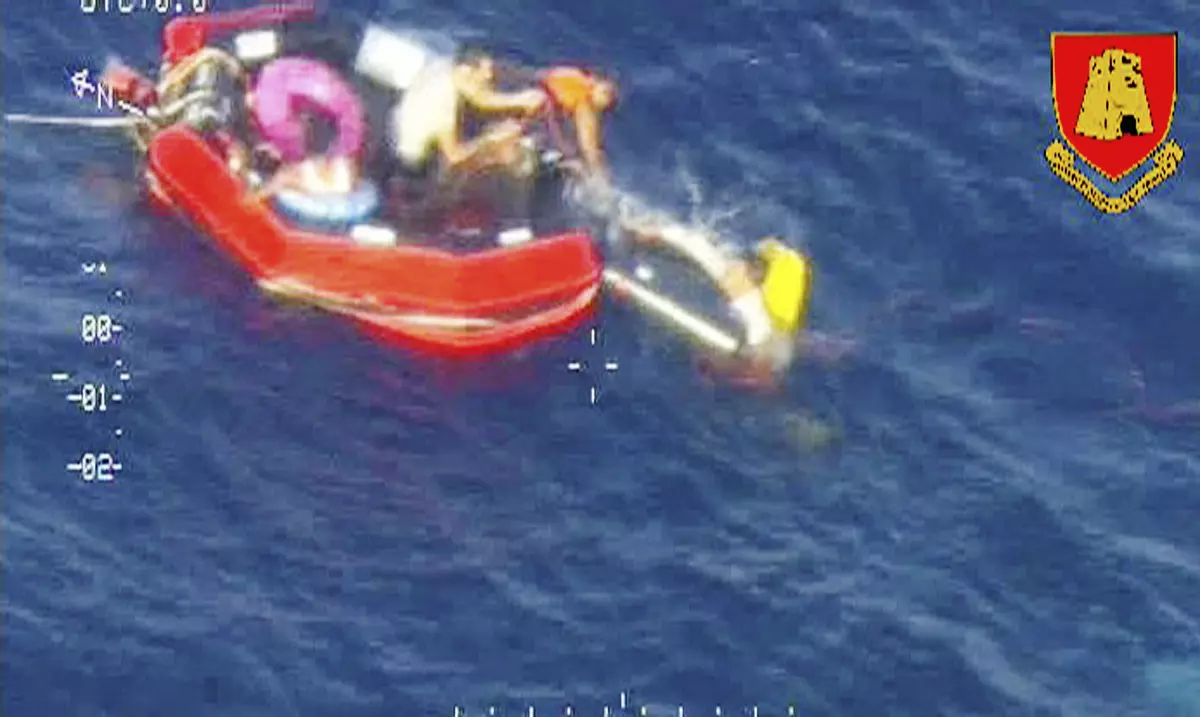 חילוץ המהגרים בלב ים, אתמול