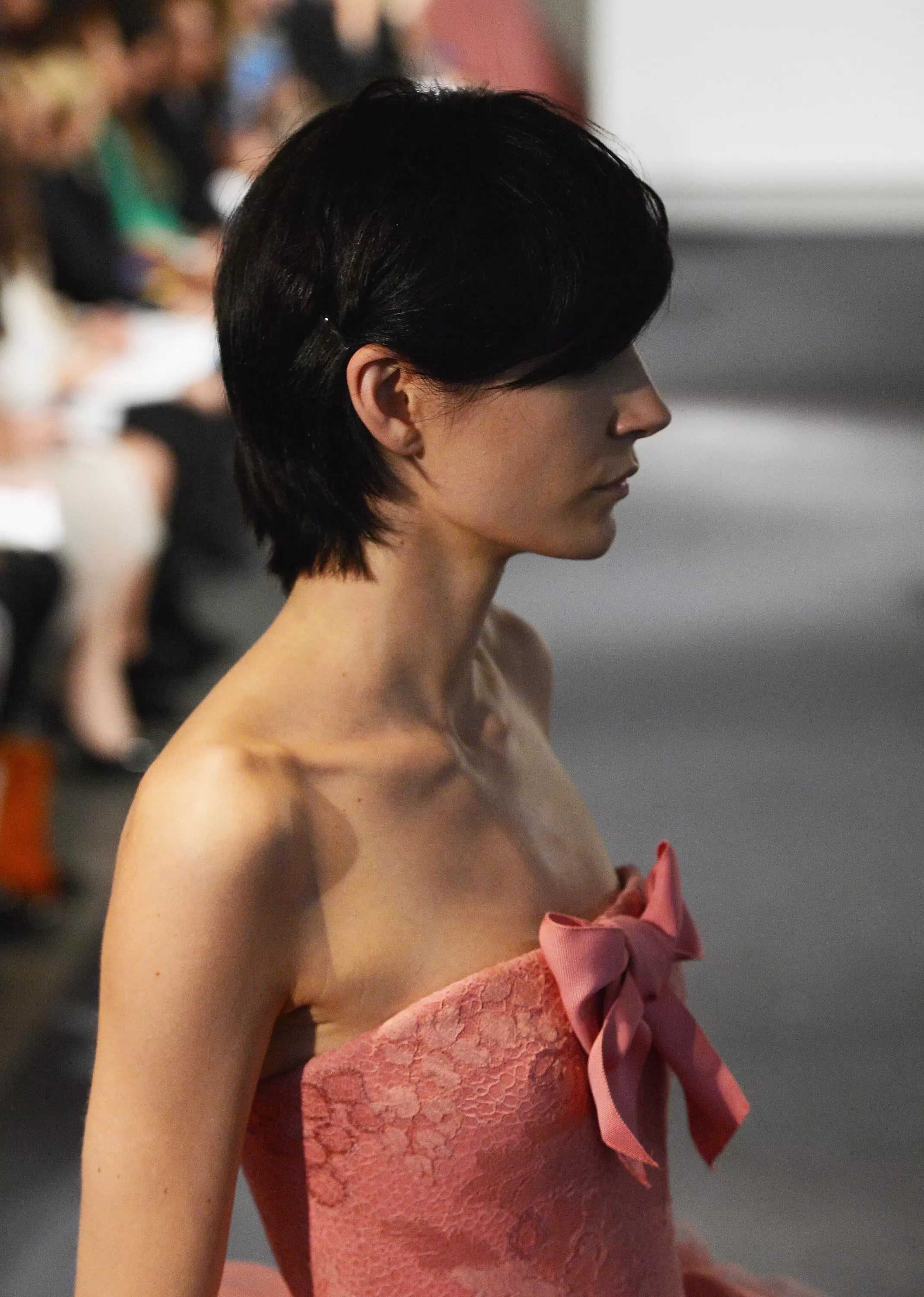 תצוגת שמלות כלה של ורה וונג לסתיו 2014 בניו יורק, אוקטובר 2013
