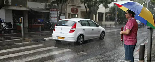 גשם בתל אביב, היום