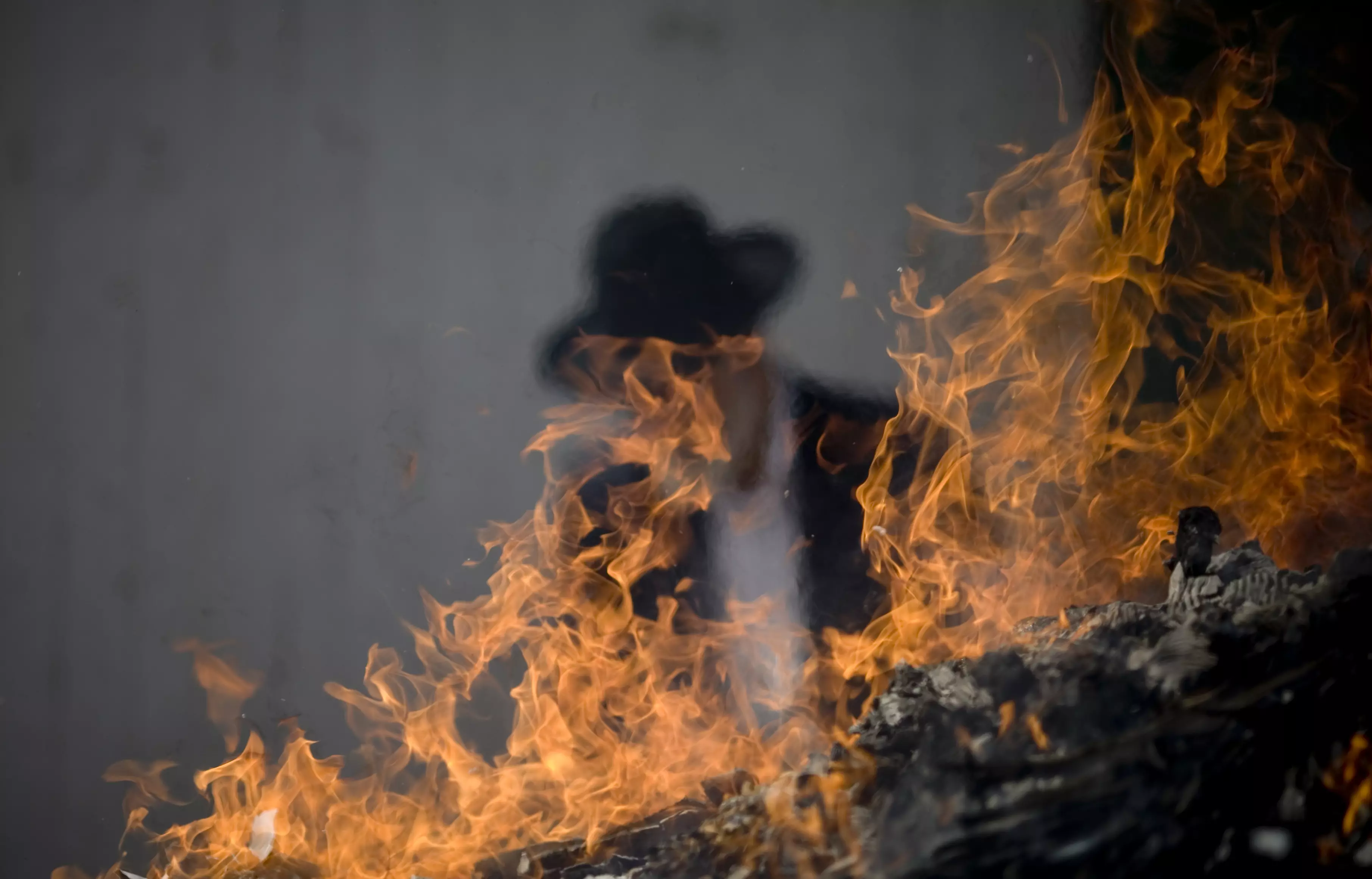 להט של בחור ישיבה. צעיר חרדי בביעור חמץ