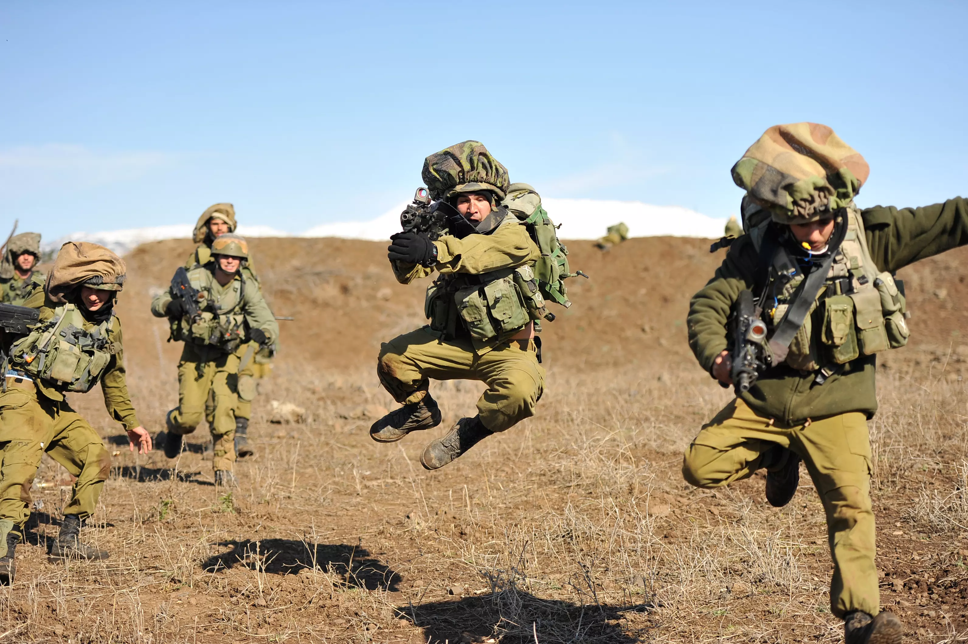 חטיבת גבעתי במקום השלישי הכללי. תרגיל של לוחמי גבעתי