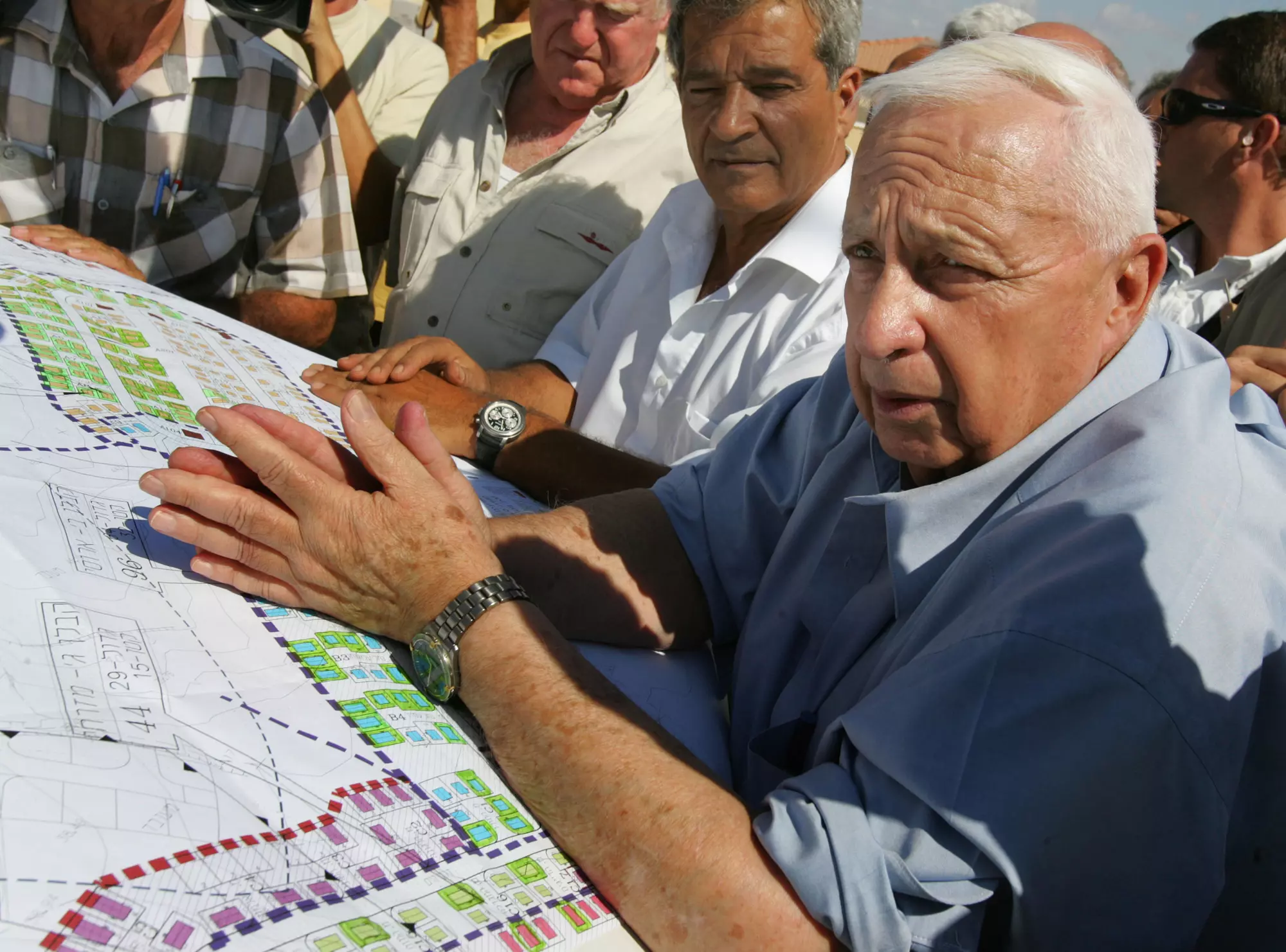 "המורשת של אריק" - גירוש. שרון על מפת תכנון הישוב ניצן למפוני גוש קטיף