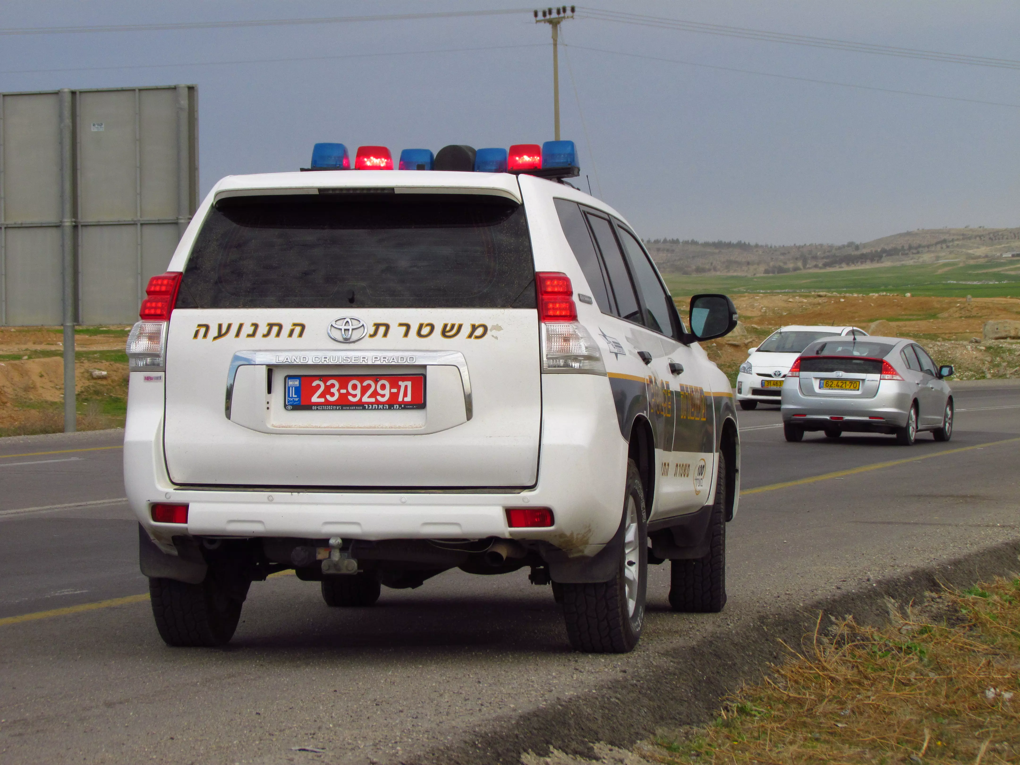 מבצע אכיפה משטרת התנועה הארצית נגב נגד משאיות עם משקל חורג