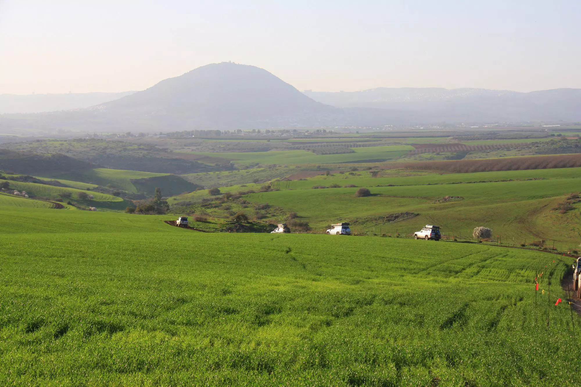 אין כמו טיסת חורף נמוכה ב'רמת סירין', לרגלי הר תבור