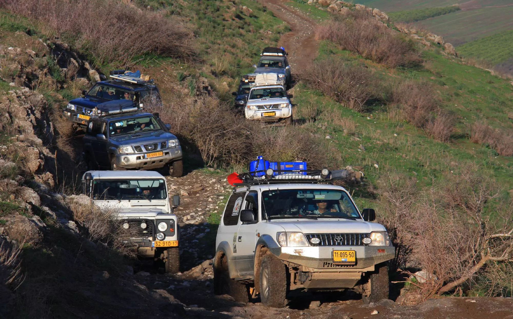 השיירה מזדחלת ב'מעלה יבנאל', טיפוס טכני מאתגר ומענג