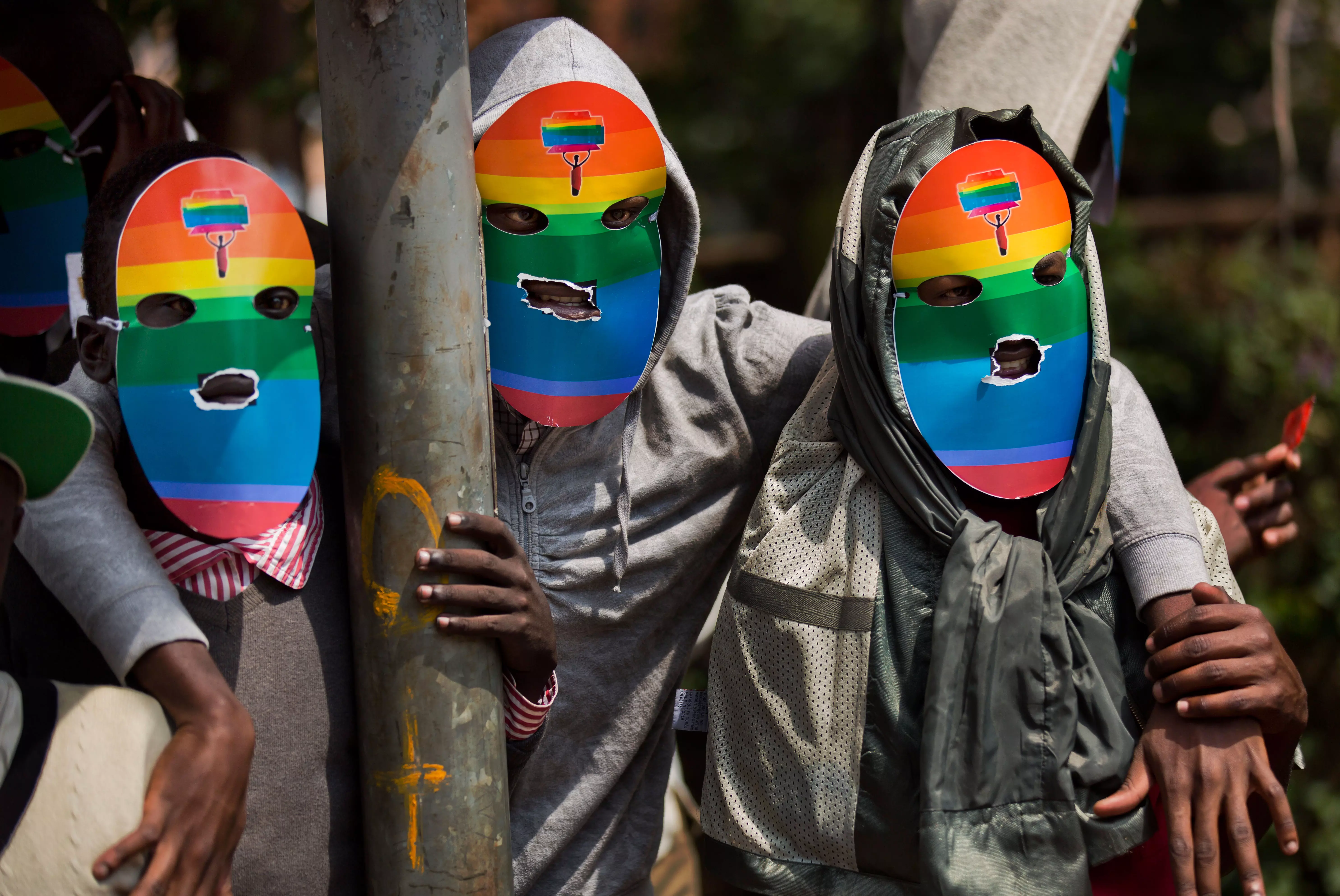 למרות הגינויים בעולם, קולו של ראש הממשלה עדיין לא נשמע. מחאה נגד רדיפת הומואים באוגנדה