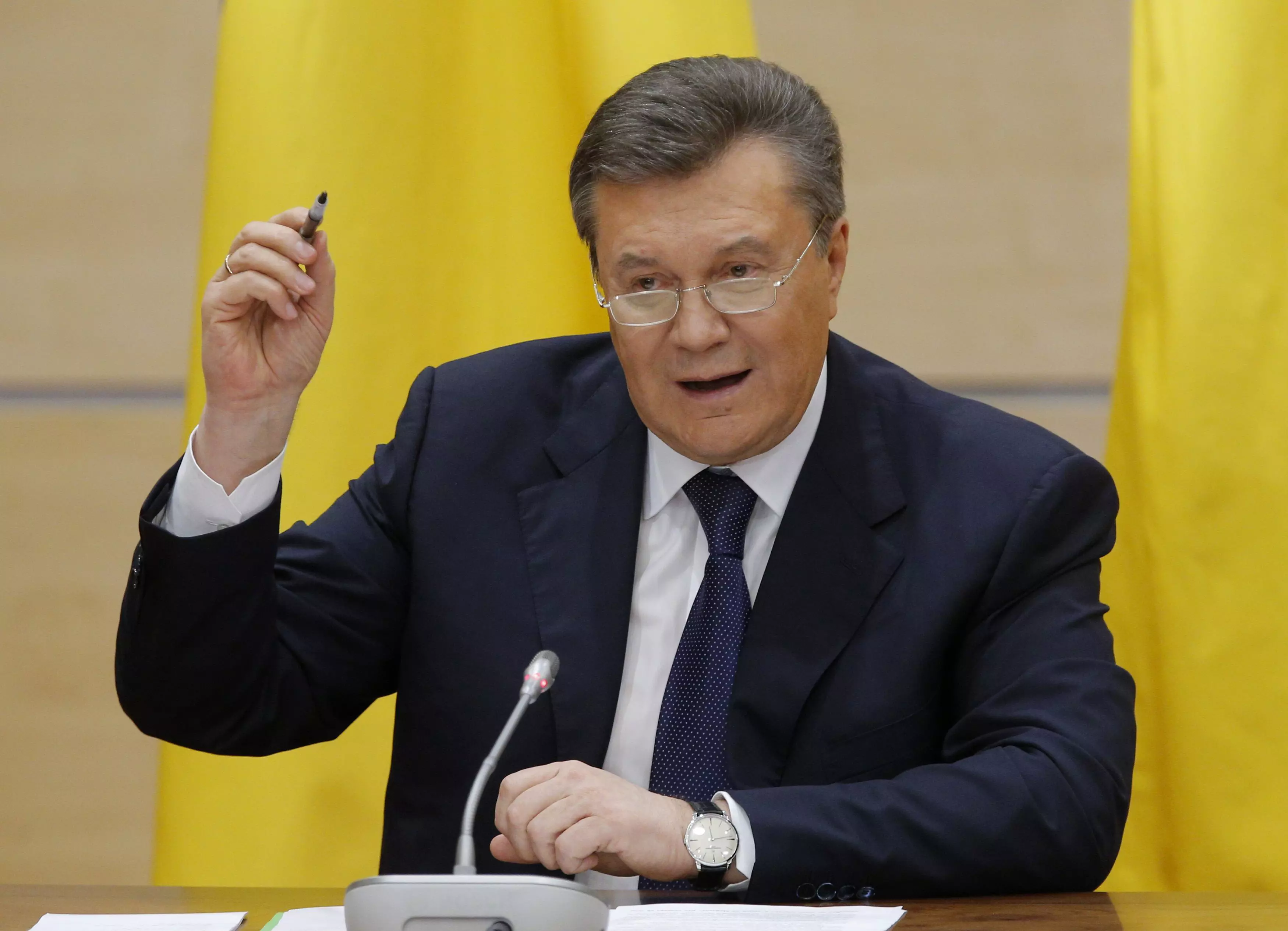 "בכוונתי להמשיך להילחם על עתידה של אוקראינה". ינוקוביץ'