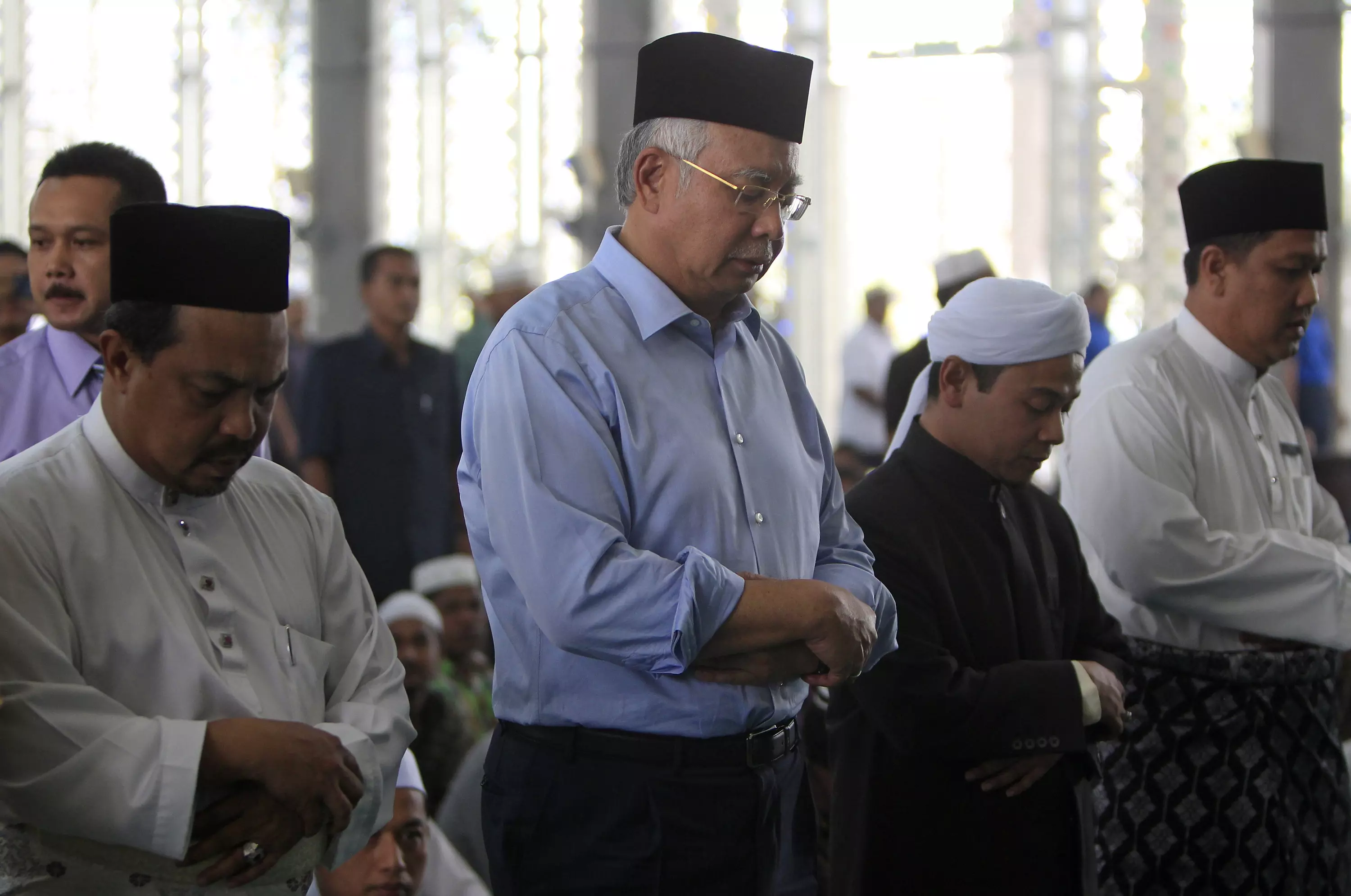 ראש ממשלת מלזיה נג'יב ראזאק, הבוקר