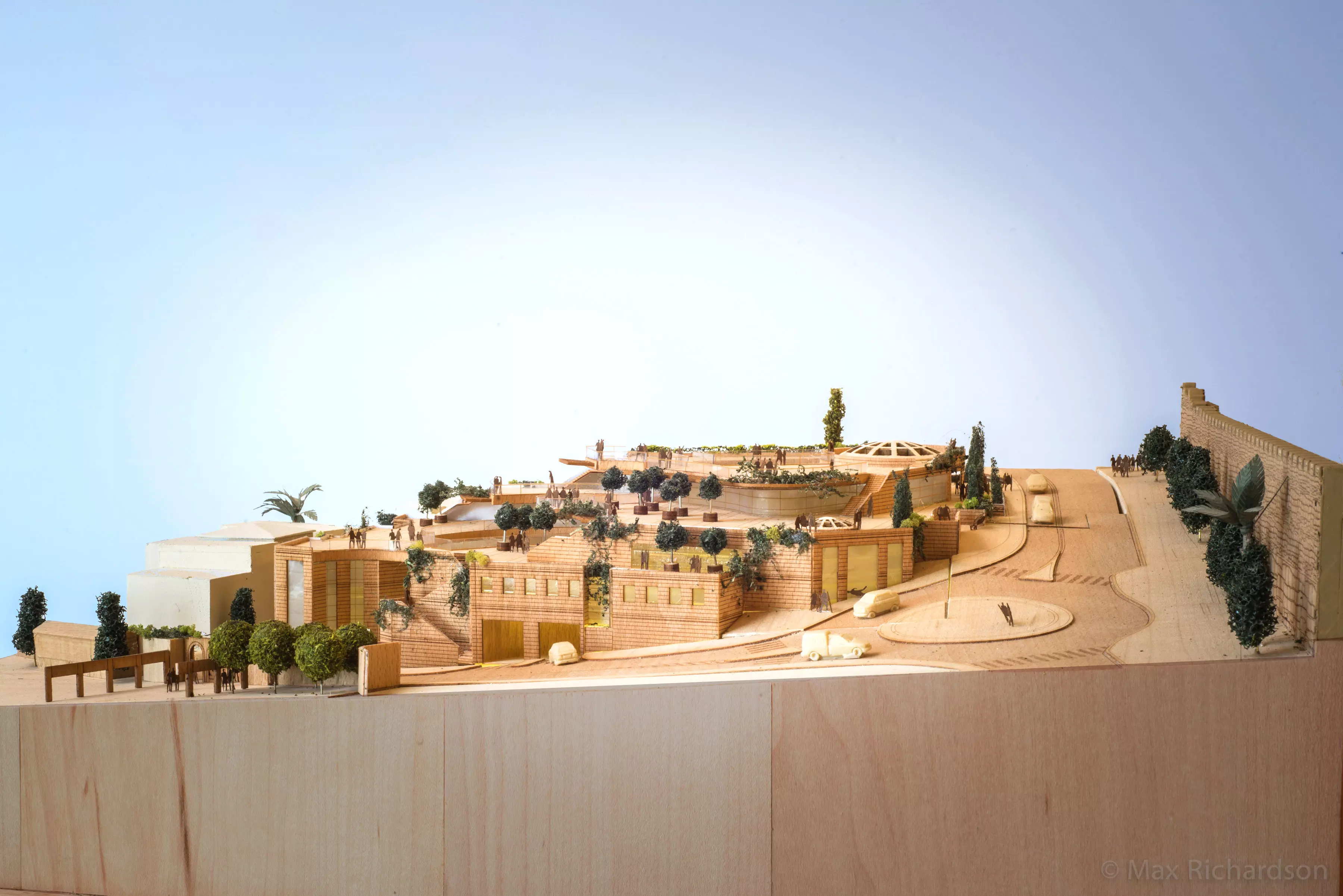הדמיית מתחם התיירות "קדם" בעיר דוד