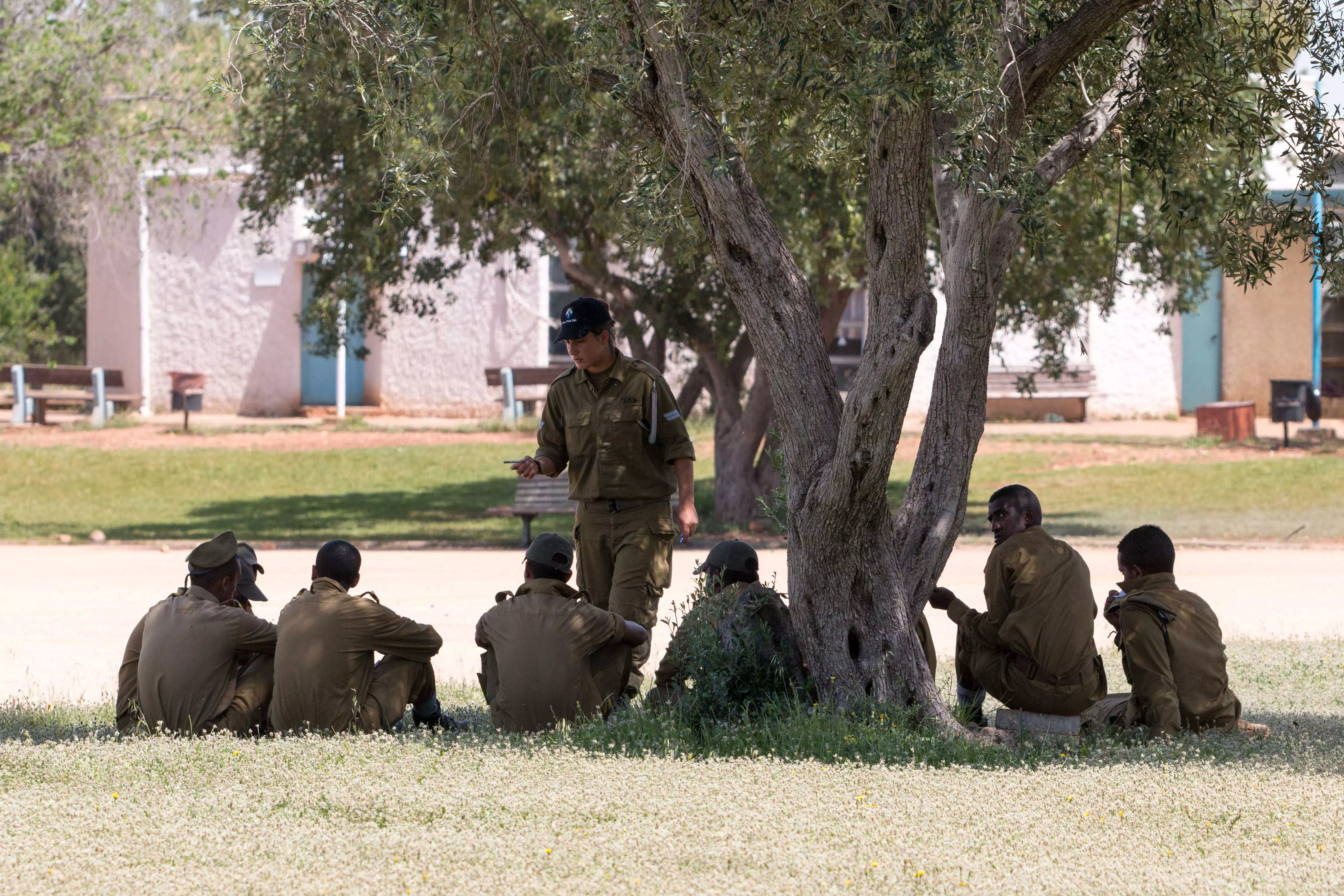 עלייה האחוזי ההשתלבות של עולי אתיופיה בצה"ל. בסיס מחווה אלון