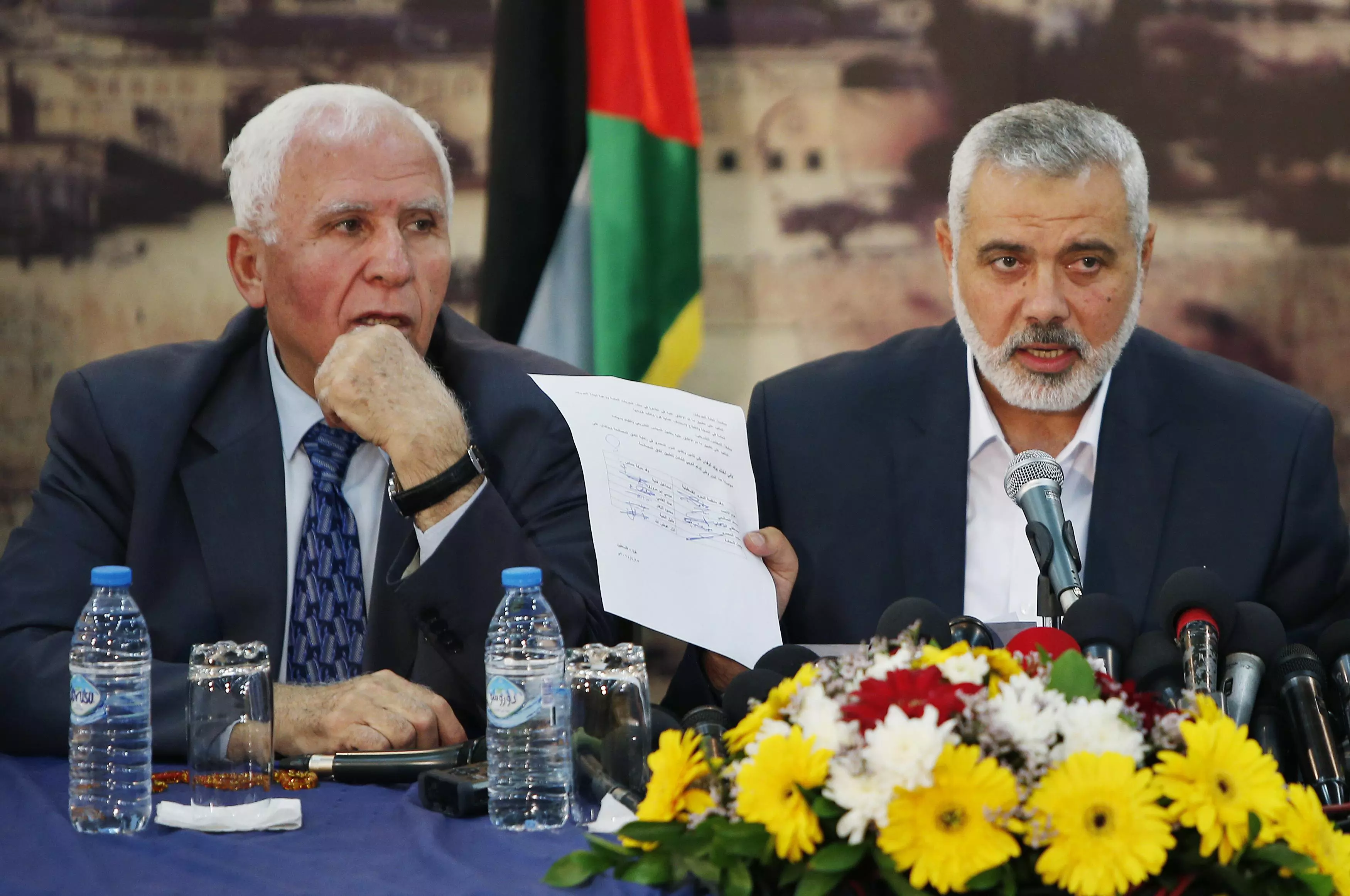 החתימה על הסכם הפיוס הפנים-פלסטיני