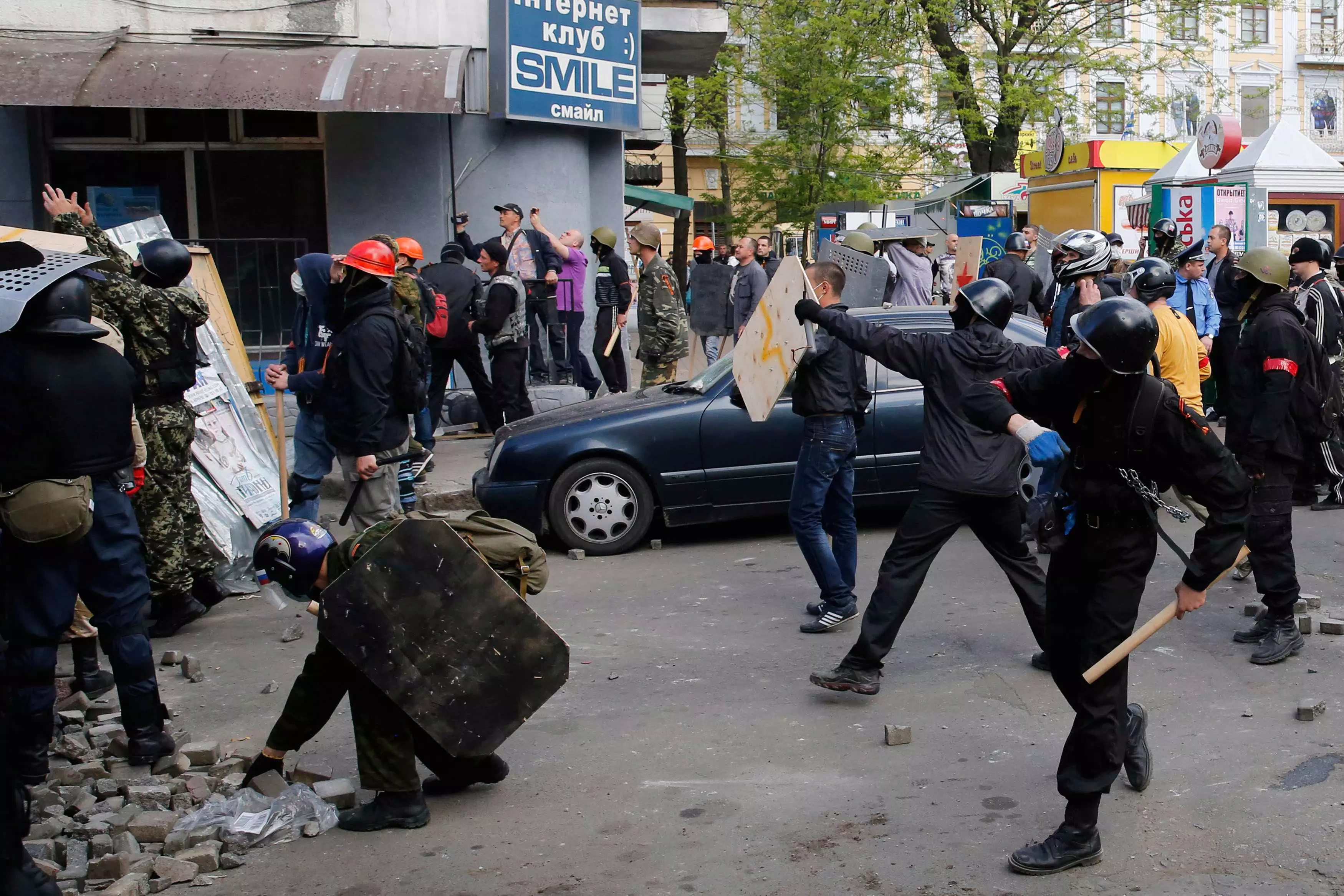 העימותים באוקראינה, אתמול
