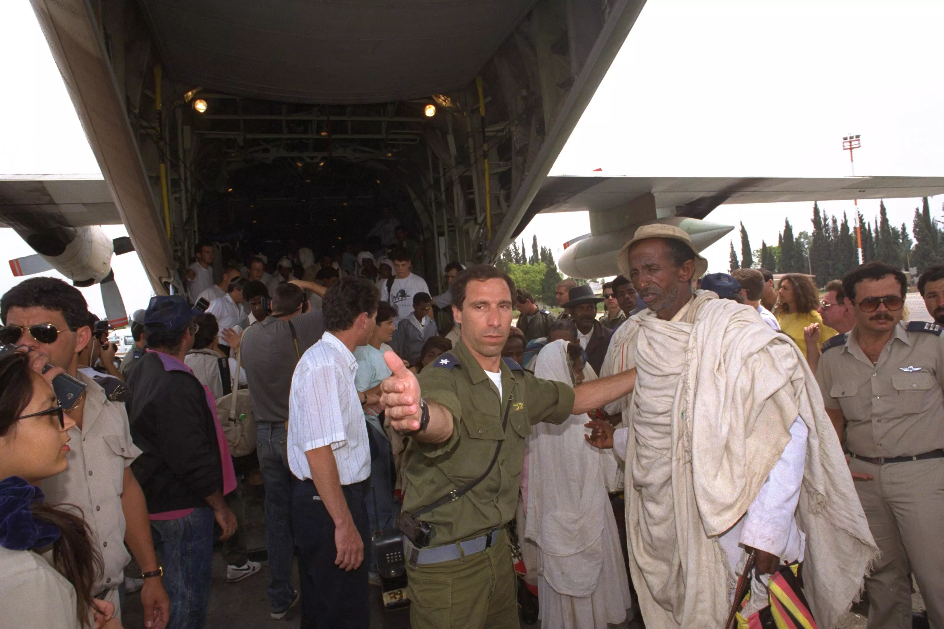 "היה חם וצפוף במטוס". מבצע שלמה