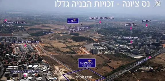 מדובר בתוכנית המתייחסת לשטח 108 דונם בצפון  נס ציונה