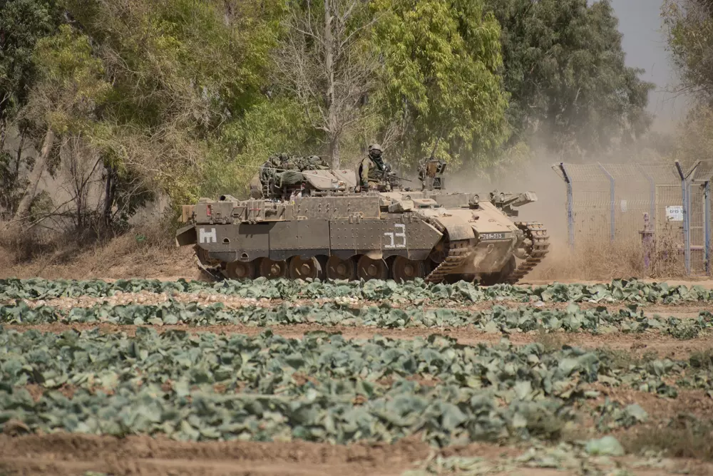 כוחות צה"ל בקרבת הגבול עם הרצועה