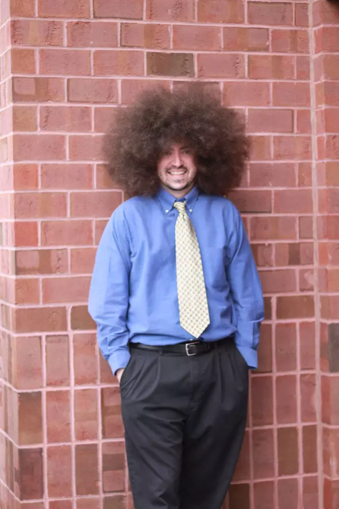 Massachusetts resident Alan Edward Labbe boasts the record for largest male afro. His massive hairstyle measures 5.75 inches in height, 8.5 inches in width, and boasts a circumference of 5 feet and .75 inches.