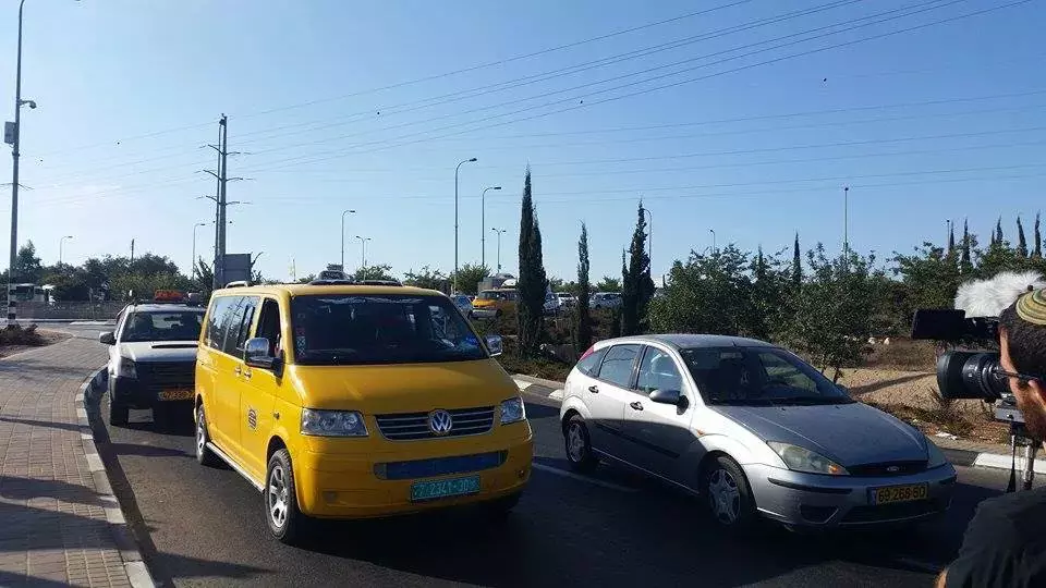 המונית בה נהג החשוד