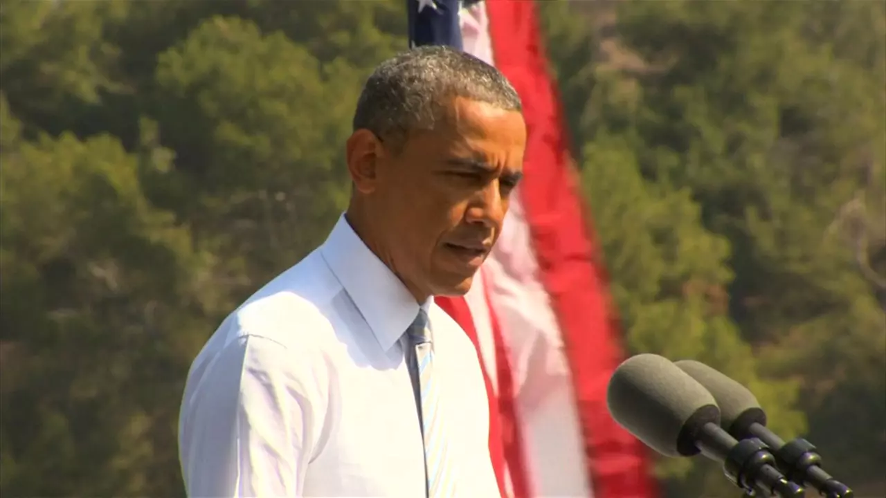 "אנחנו לא מעורבים בשיתוף פעולה צבאי עם איראן נגד דאעש". הנשיא אובמה