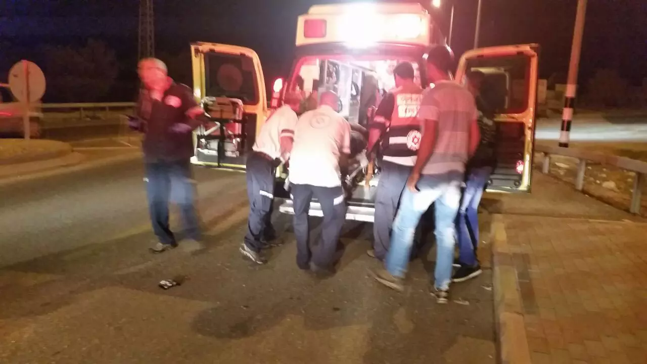 פינוי הפצועים בכניסה לאבו סנאן