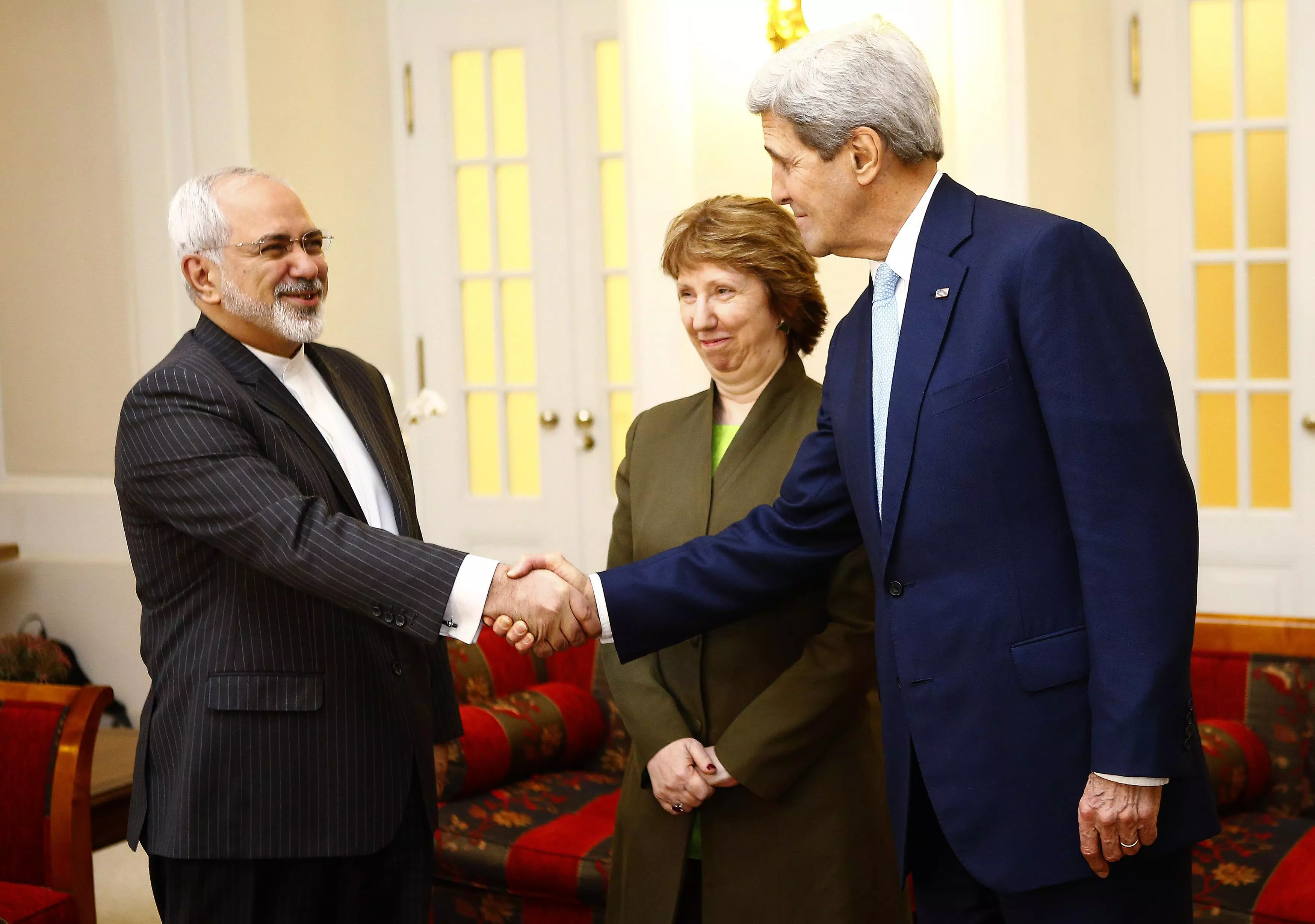 טהראן מכחישה התקדמות. שרי החוץ של איראן, ארה"ב והאיחוד האירופי, בנובמבר