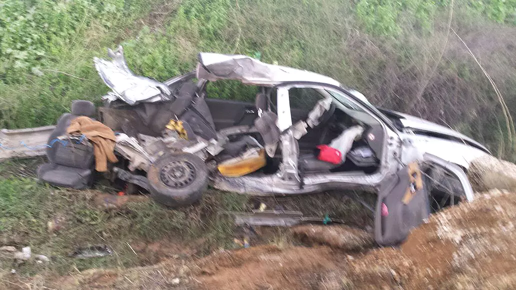תאונת דרכים בין רכב ישראלי ופלסטיני בכביש 55, הרוג ושני פצועים