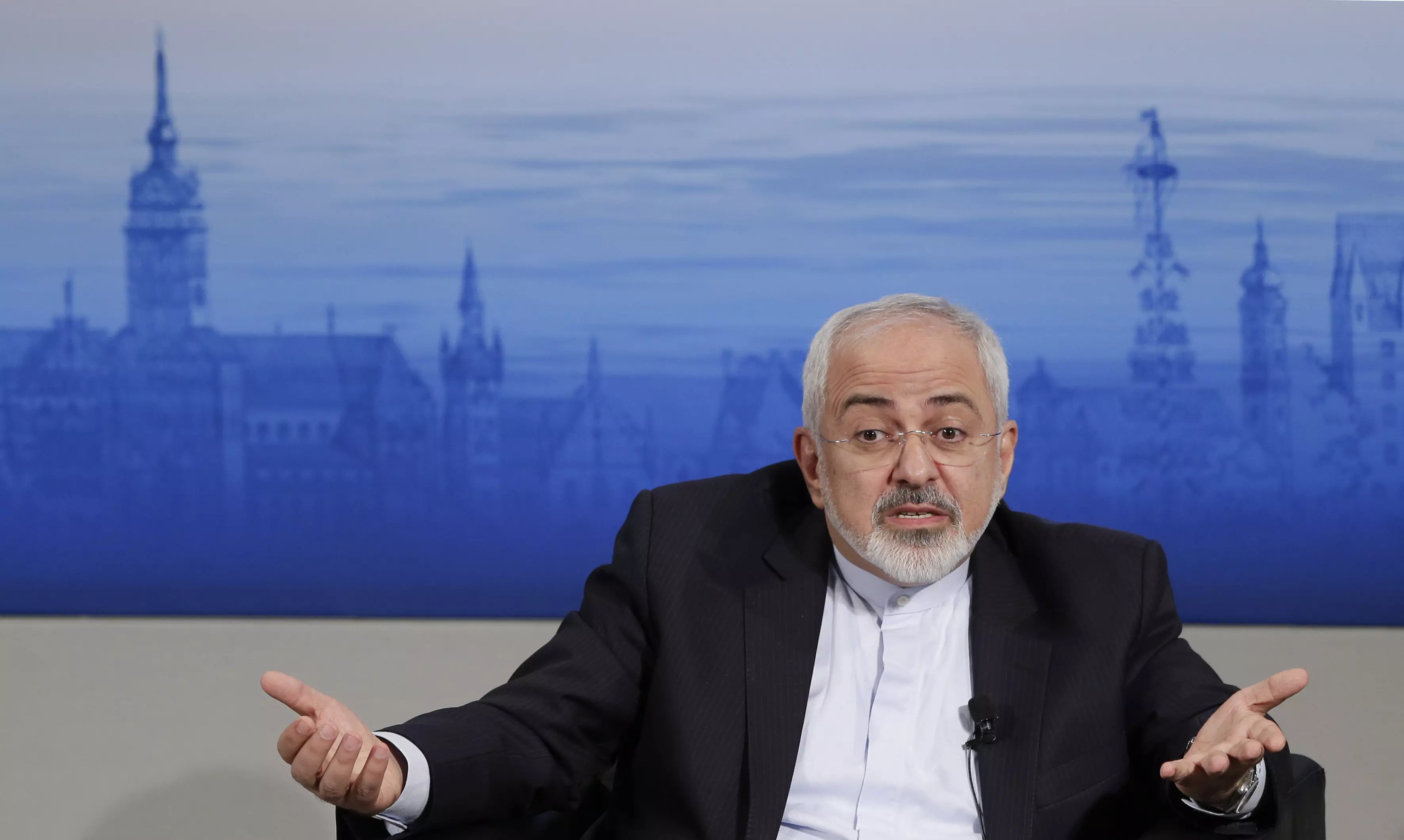 שר החוץ האיראני, זריף, הבוקר במינכן