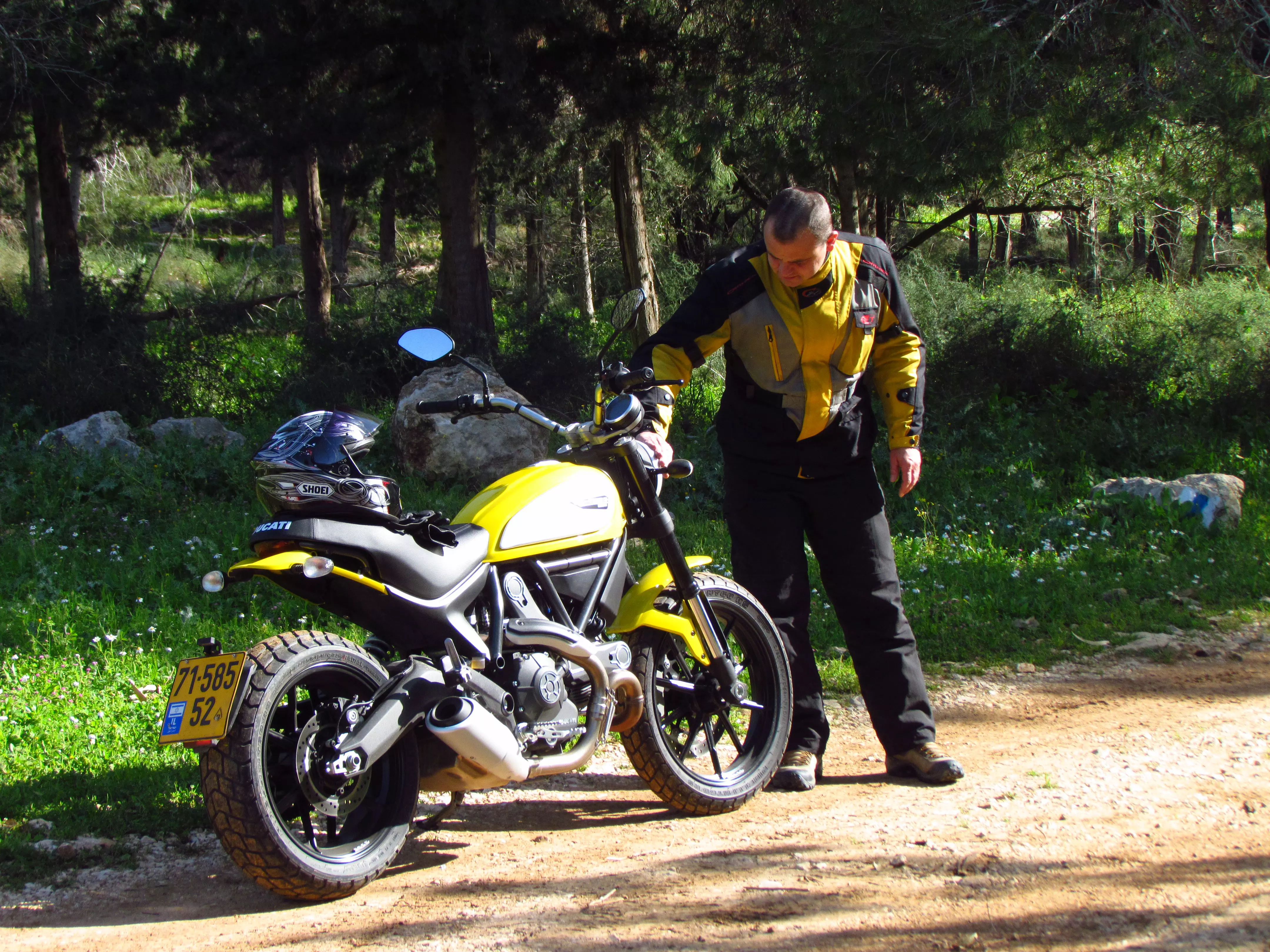 מבחן אופנוע דוקאטי סקרמבלר. פברואר 2015