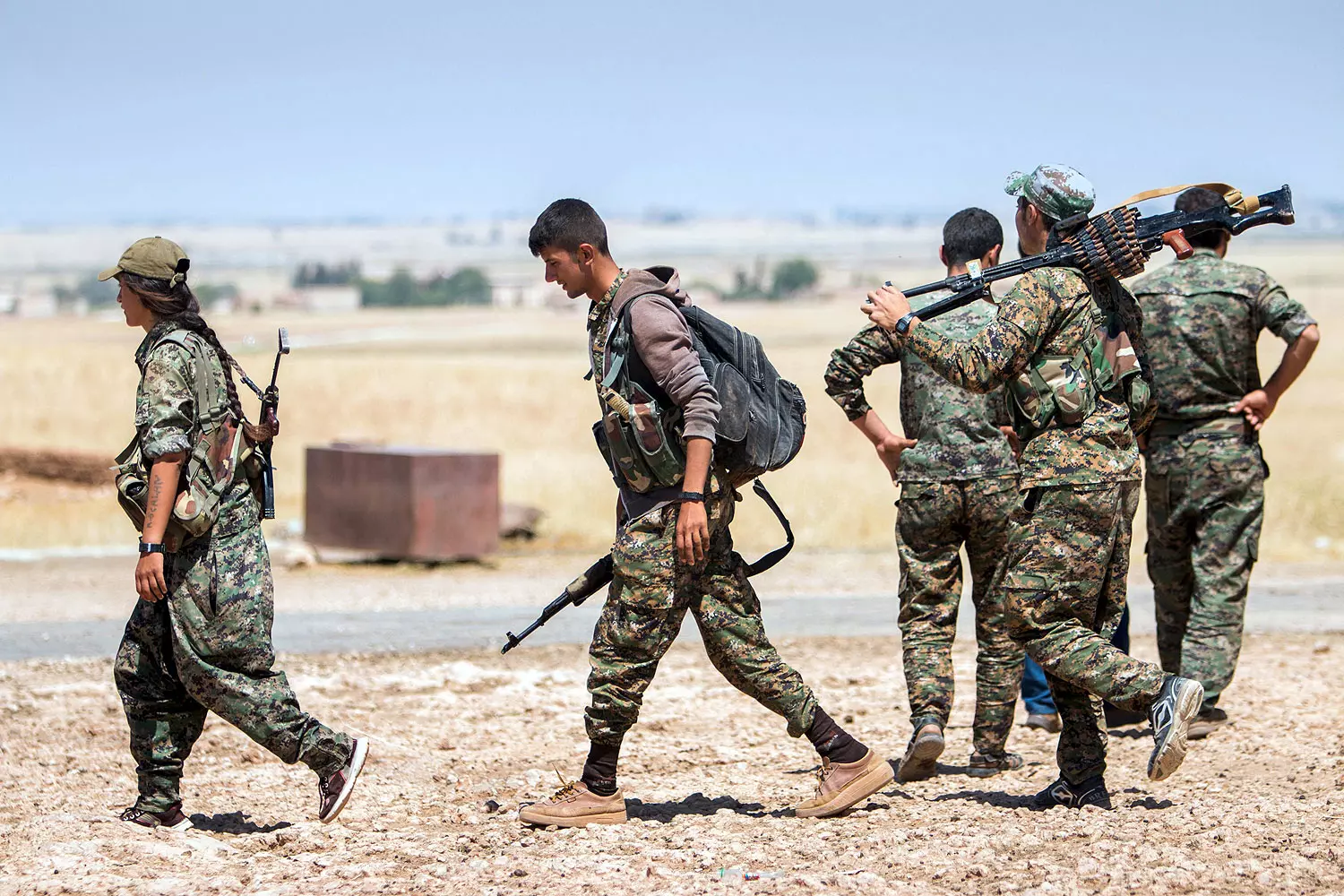 שיתוף הפעולה הוגבר מאוד בחודש האחרון. המיליציה הכורדית YPG