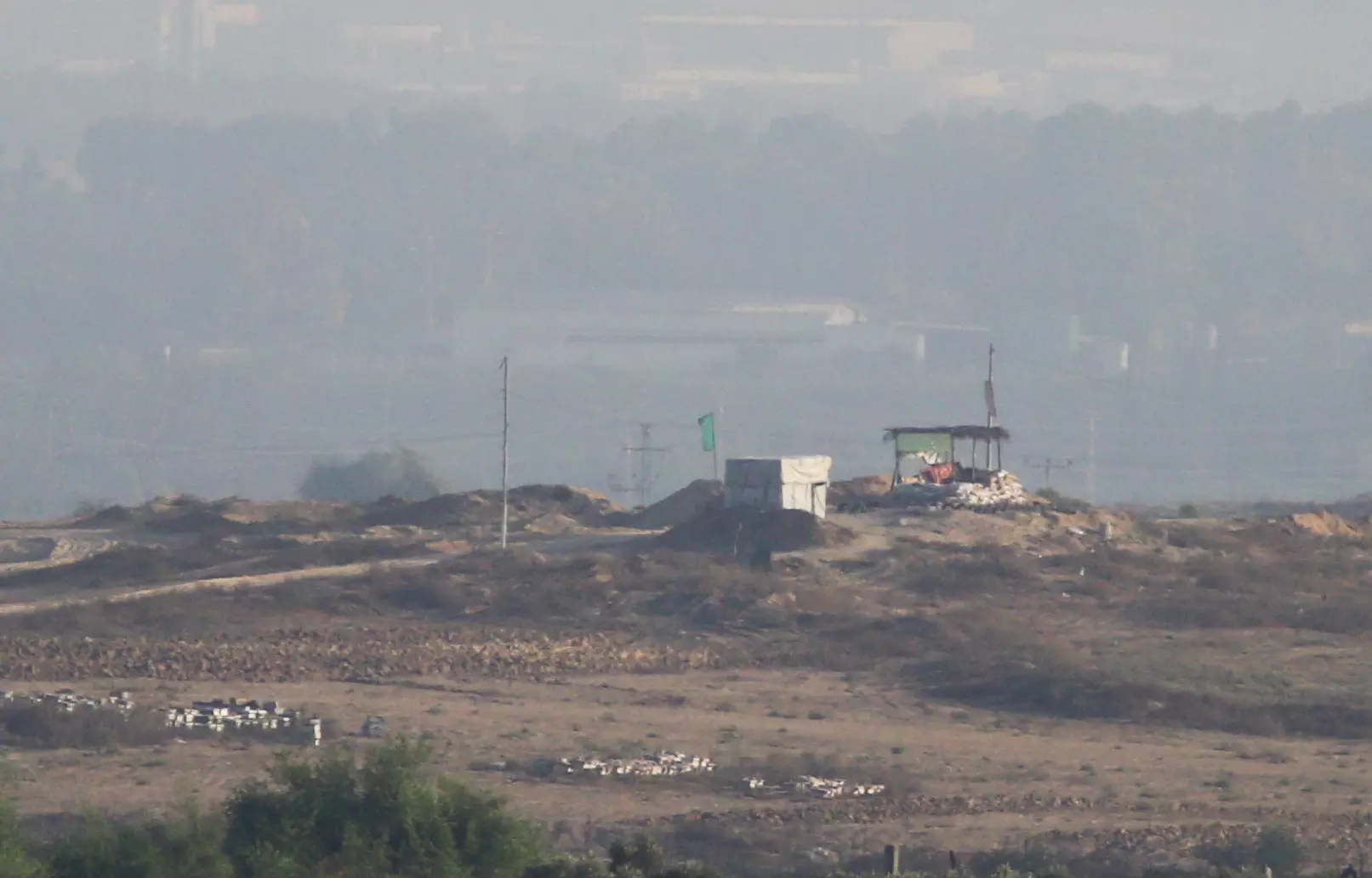 עמדת חמאס, סמוך לקיבוץ ניר עם, אוגוסט 2015