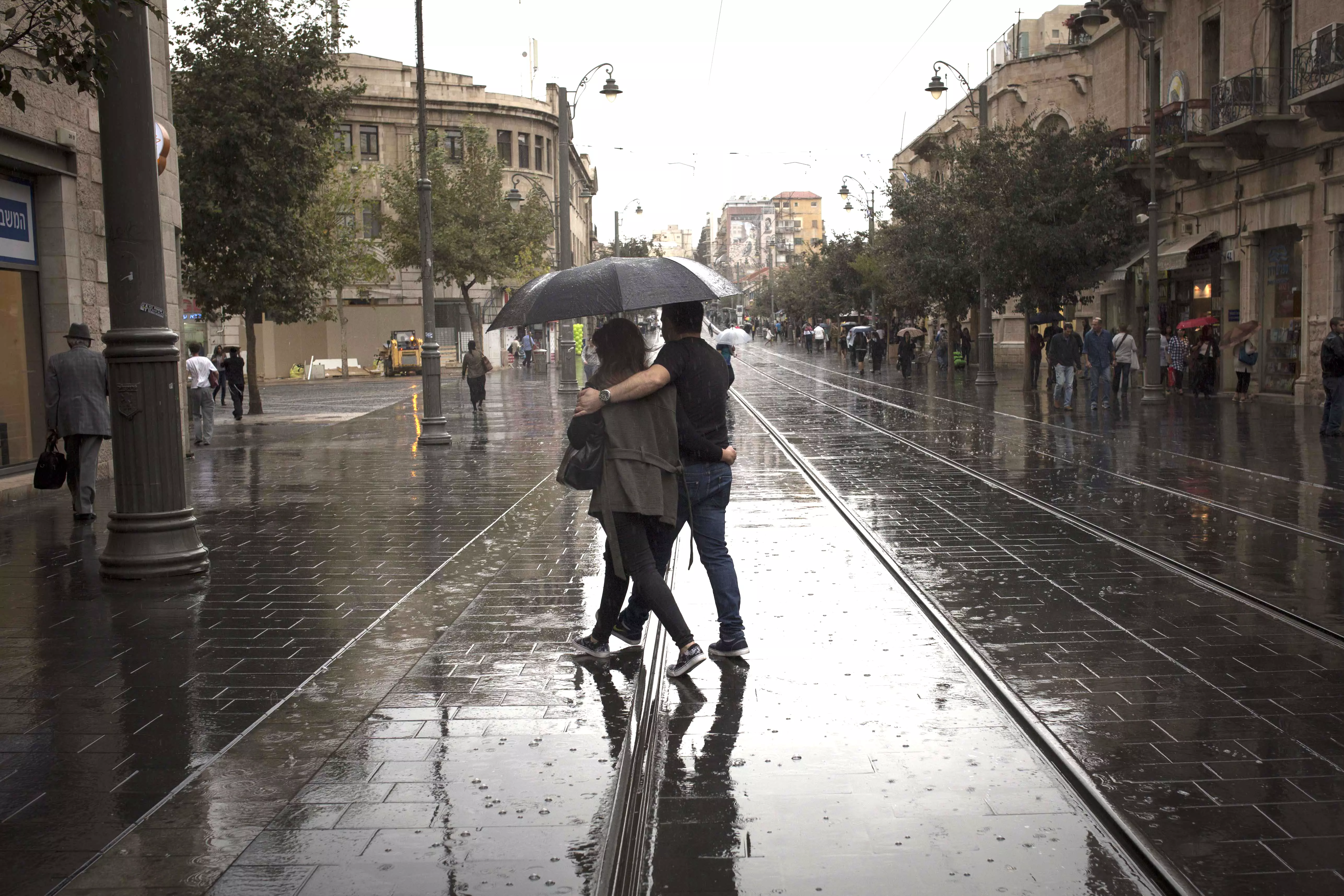 גשם בירושלים, אוקטובר 2015
