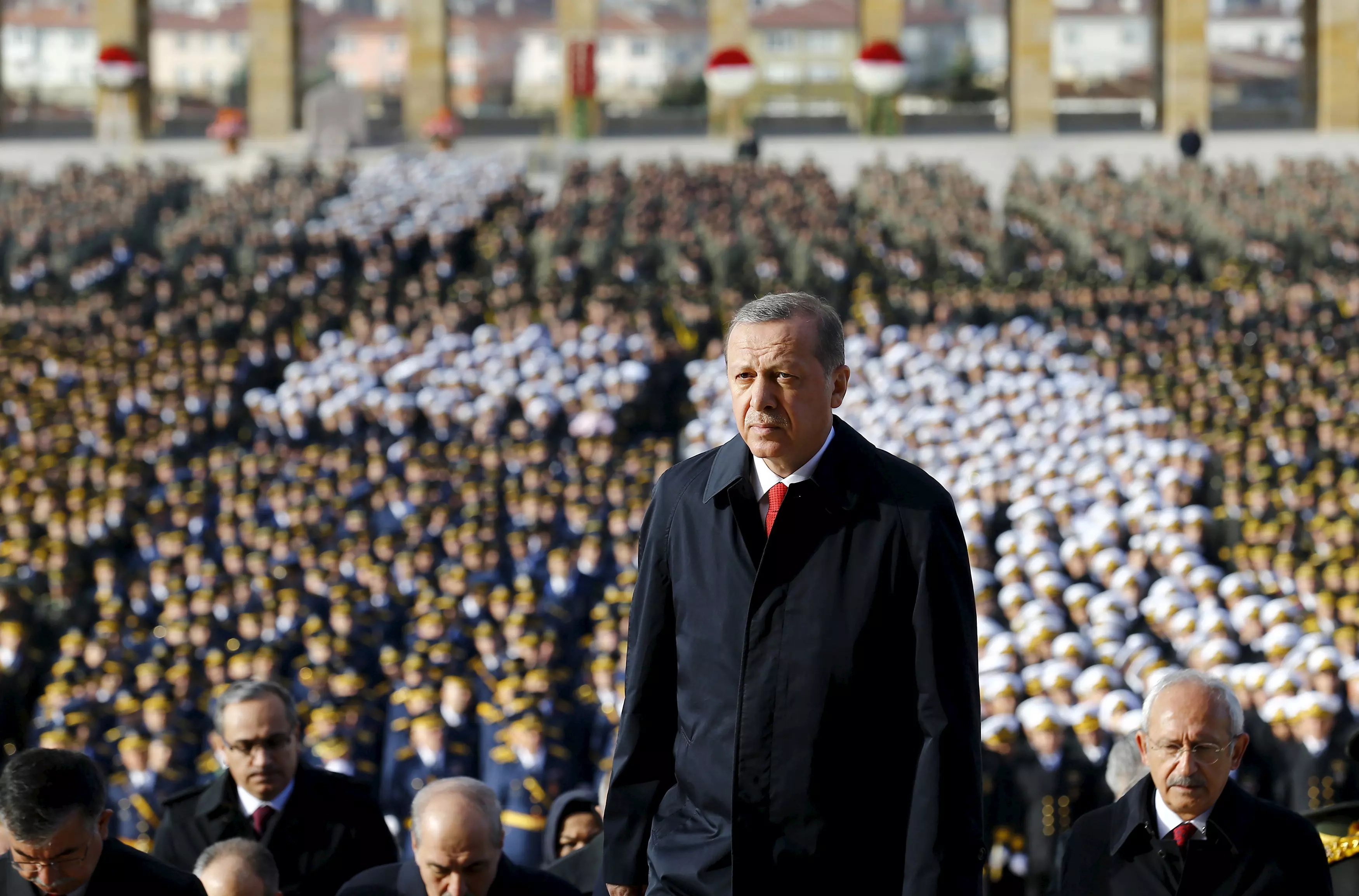 נשיא טורקיה, רג'פ טייפ ארדואן, בטקס לציון הקמת הרפובליקה באנקרה
