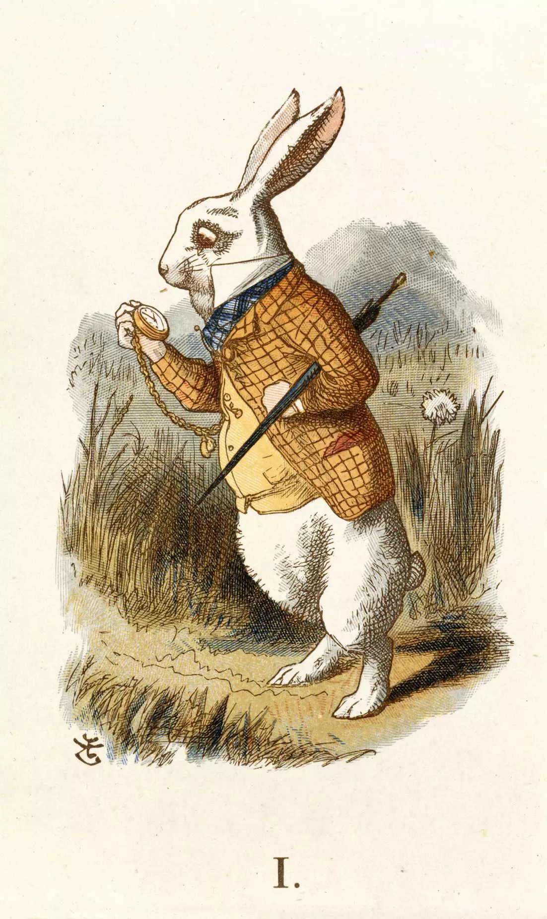 הארנב הממהר, איור של ג'ון טניאל מתוך הספר