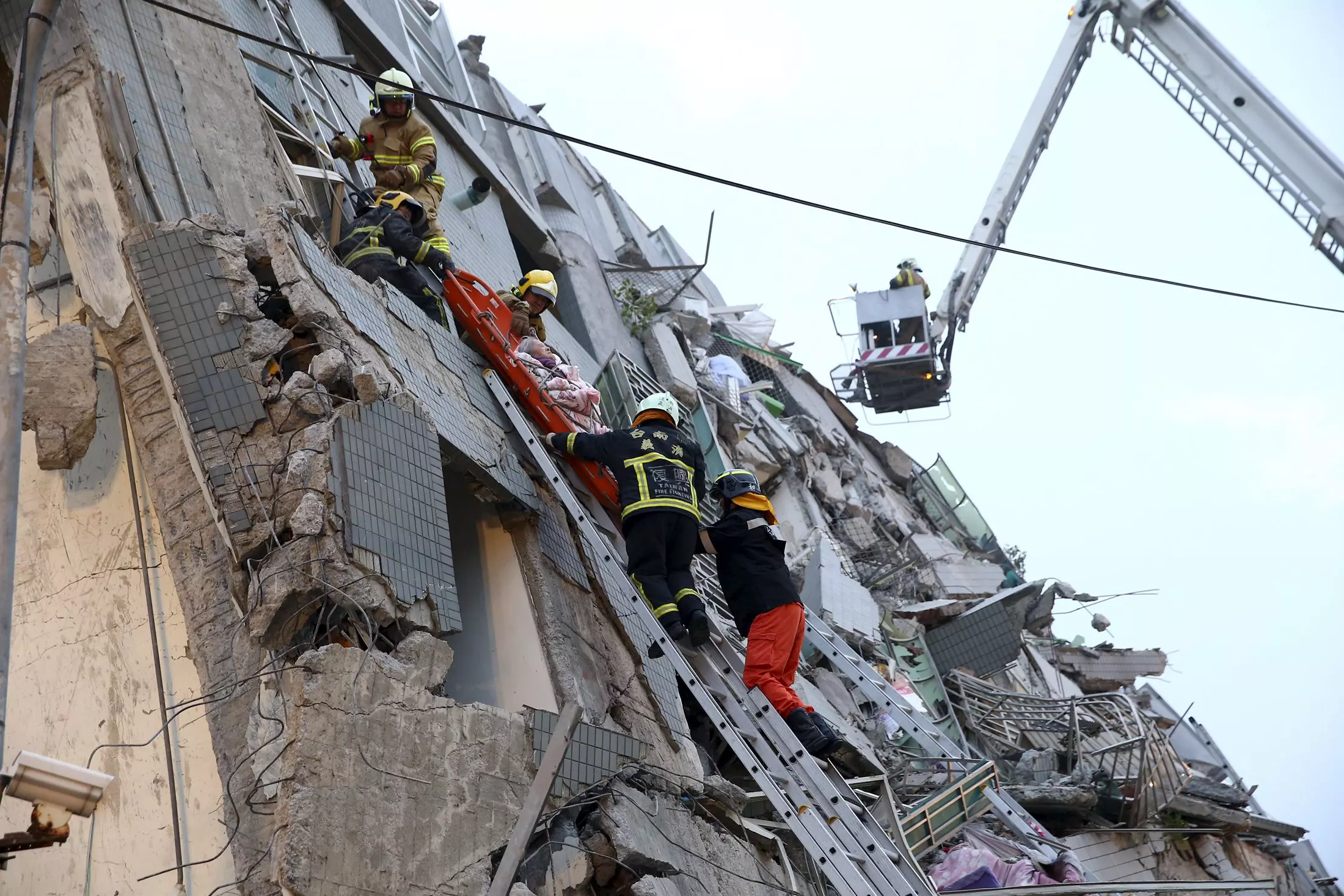 רעידת אדמה בטייוואן 06 פברואר 2016