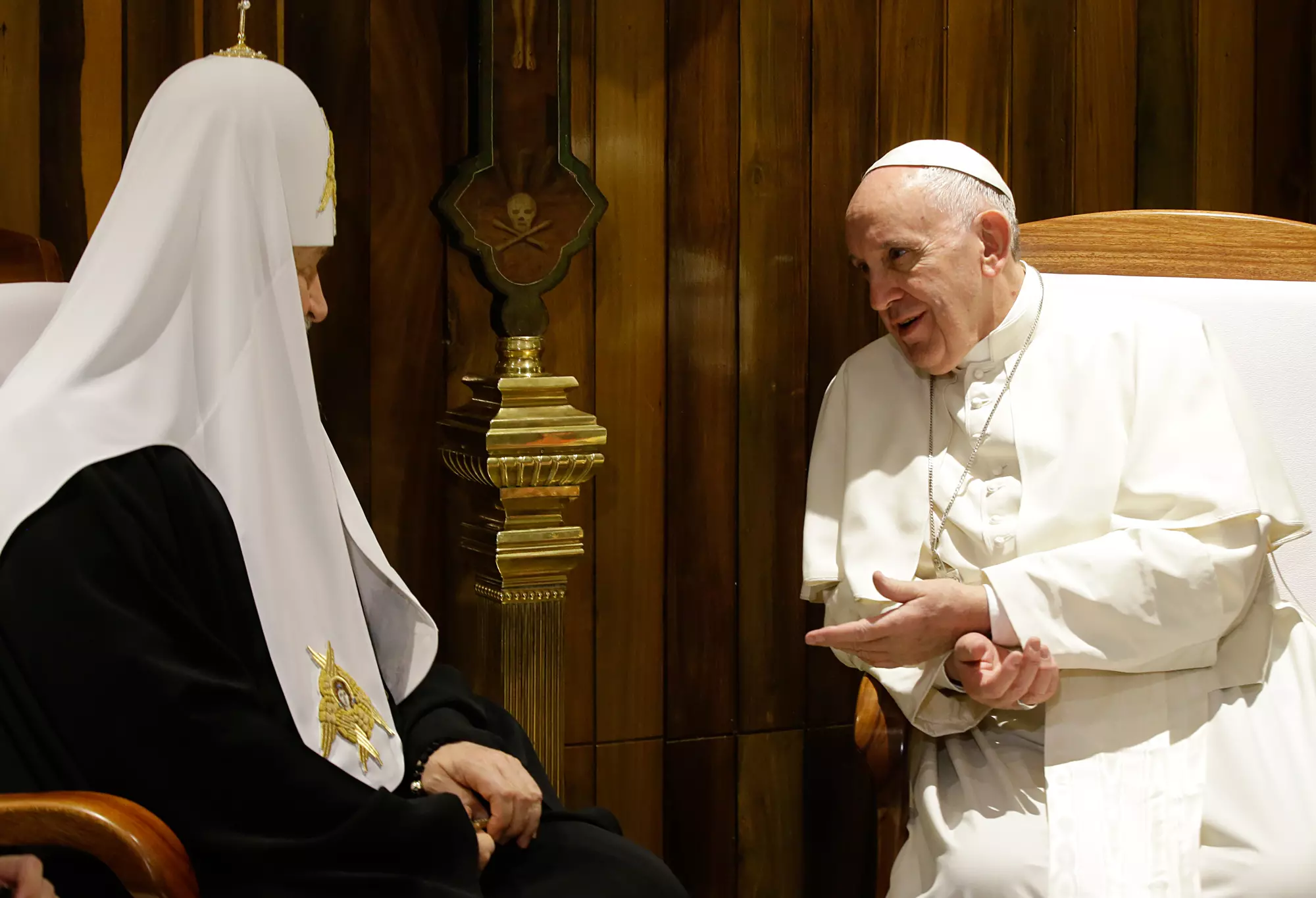 האפיפיור והפטריארך הרוסי בהוואנה