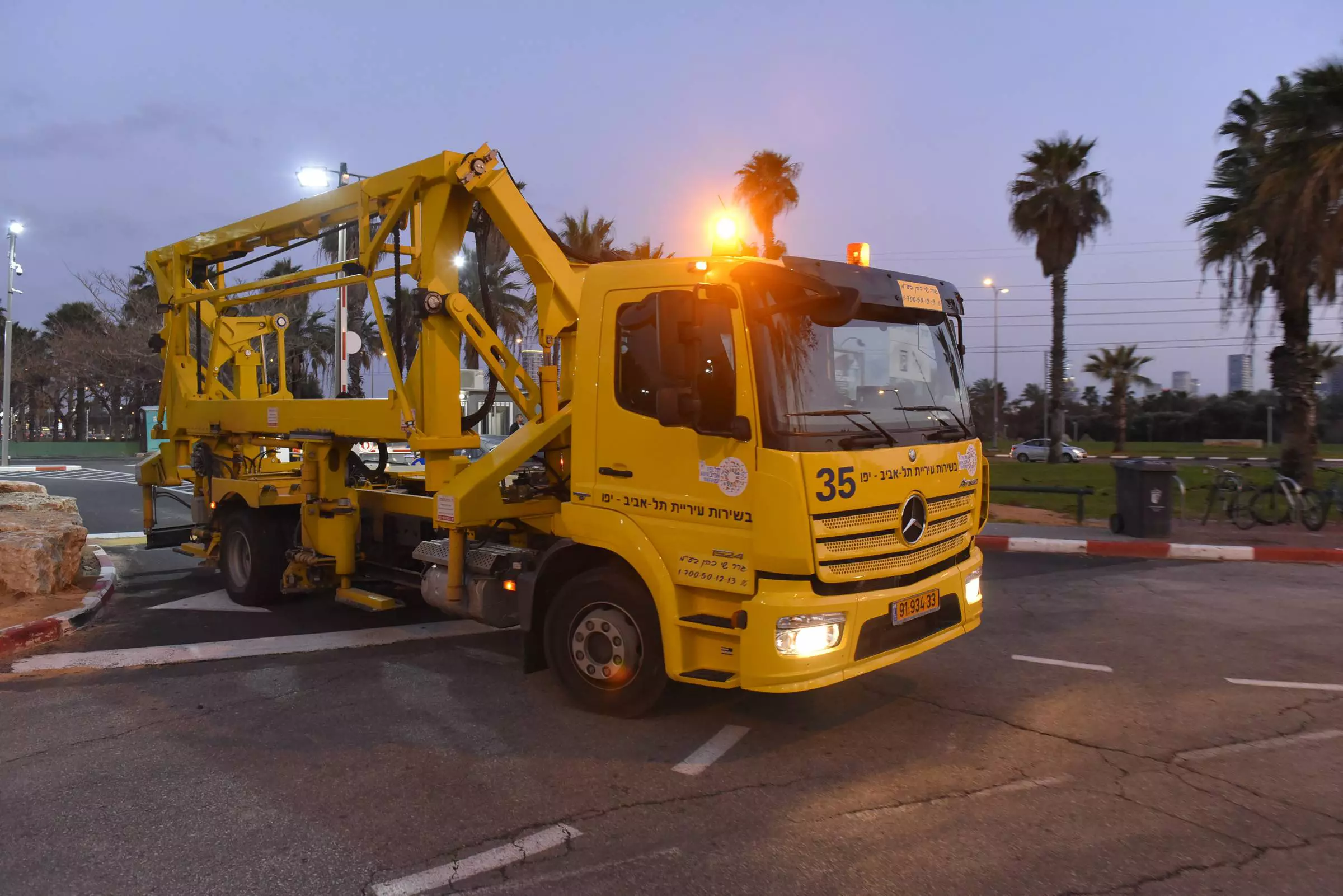 מכוניות הגרר של עירית תל אביב יפו