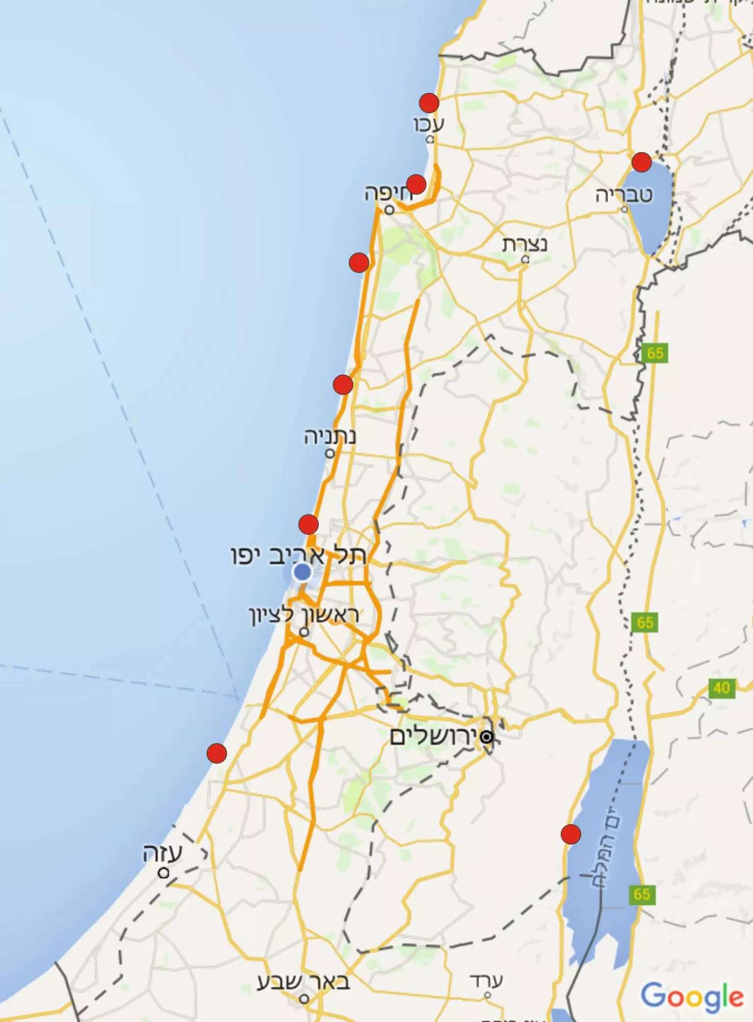 190 הקילומטרים של חופי ישראל דחוסים במפעלים פטרוכימיים וביטחוניים, מחנות צבא וערים שוקקות; זה לא אומר שאי אפשר למצוא כמה נקודות פנויות לקייט