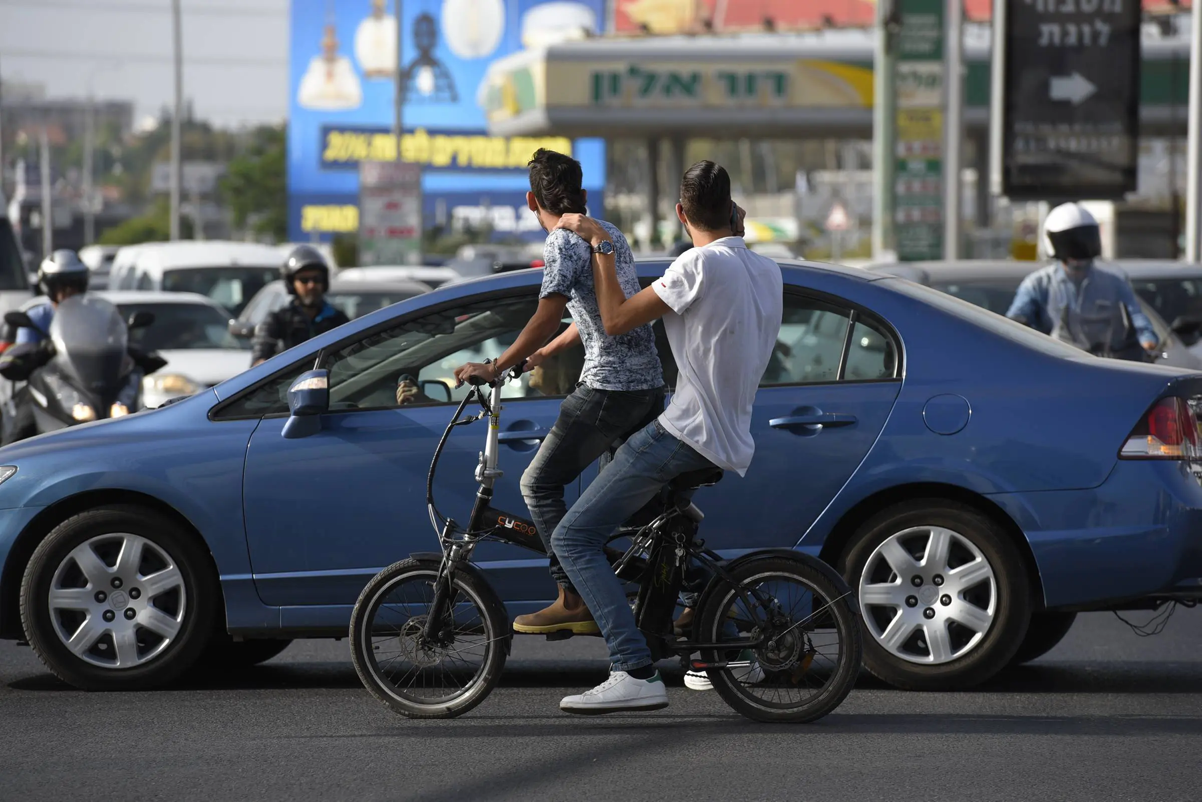 אופניים חשמליים, רמת גן. מאי 2016